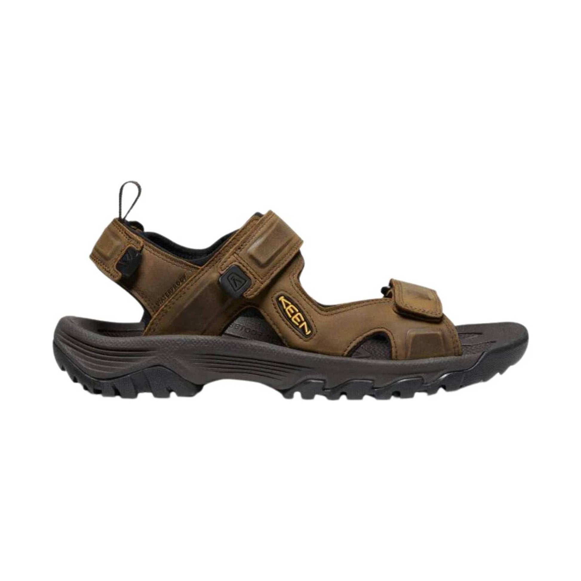 KEEN Men's Targhee III Open Toe Sandal - Bison/Mulch by Lenny's Shoe & Apparel
