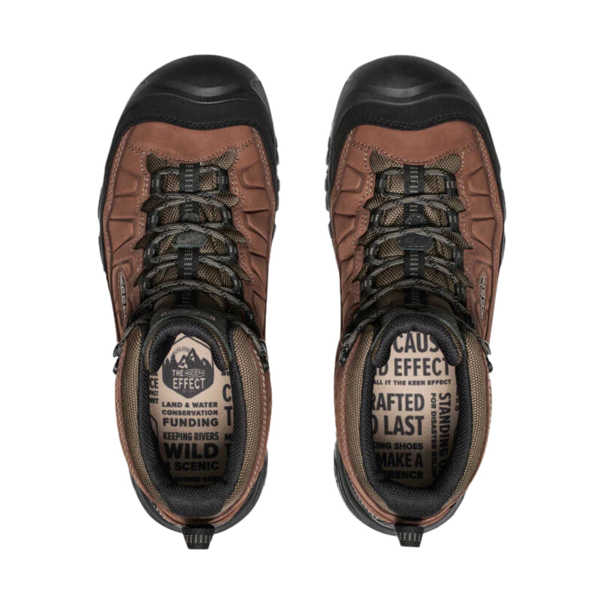KEEN Men's Targhee IV Waterproof Hiking Boots - Bison/Black by Lenny's Shoe & Apparel