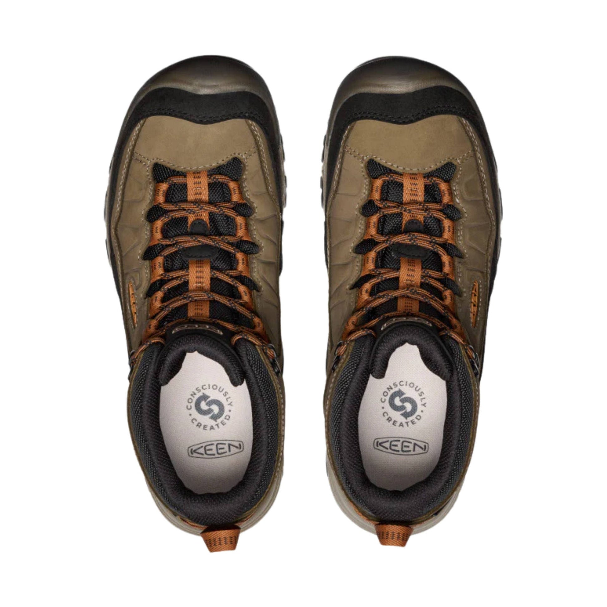 KEEN Men's Targhee IV Waterproof Hiking Boots - Sea Turtle/Roasted Pecan by Lenny's Shoe & Apparel