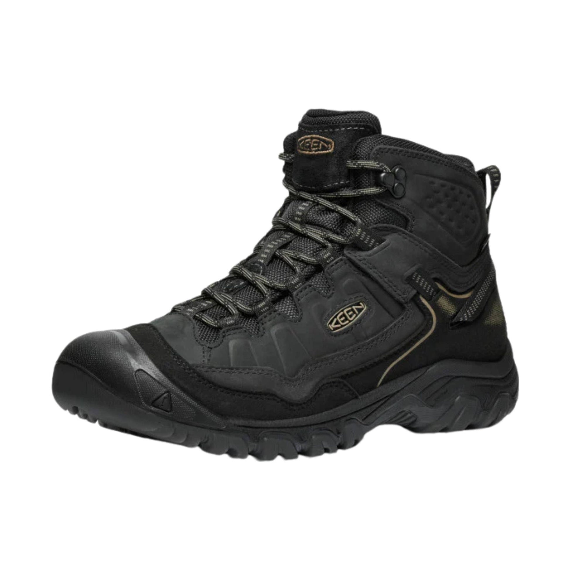 KEEN Men's Targhee IV Waterproof Hiking Boots - Triple Black by Lenny's Shoe & Apparel
