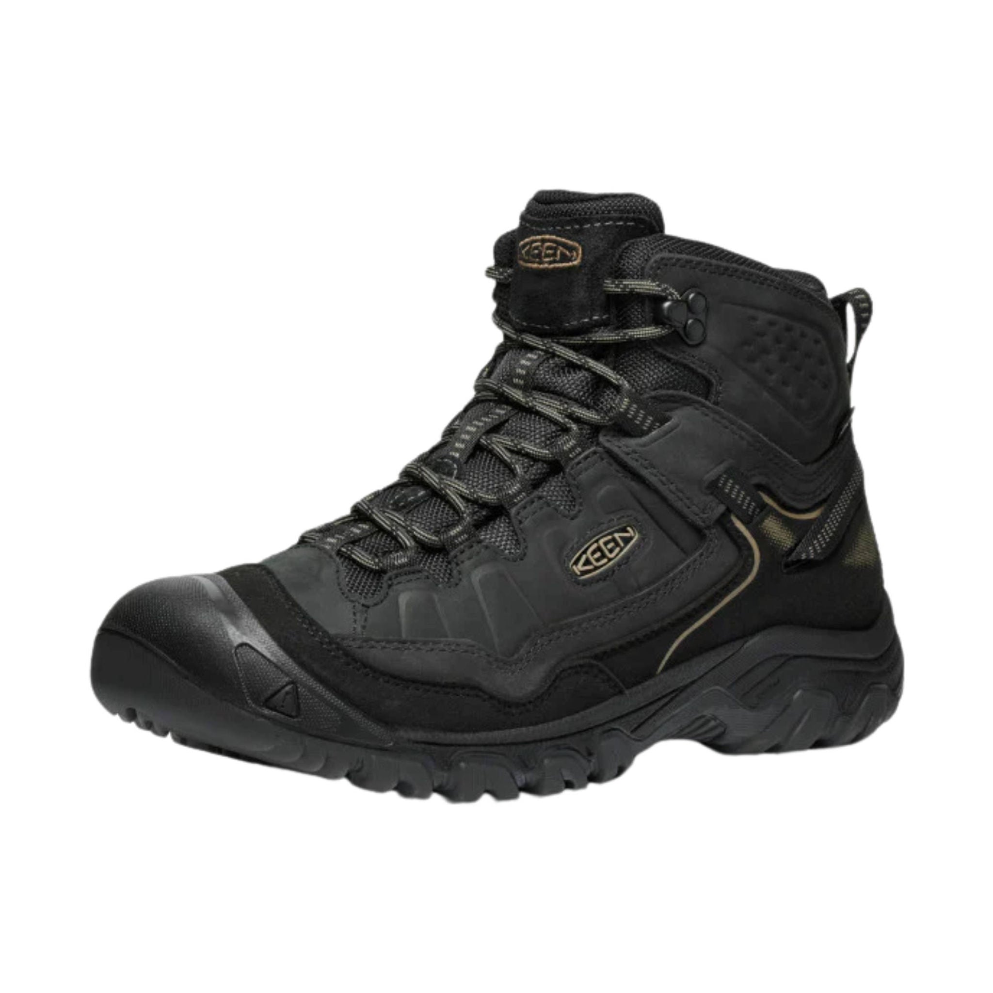 KEEN Men's Targhee IV Waterproof Hiking Boots - Triple Black by Lenny's Shoe & Apparel