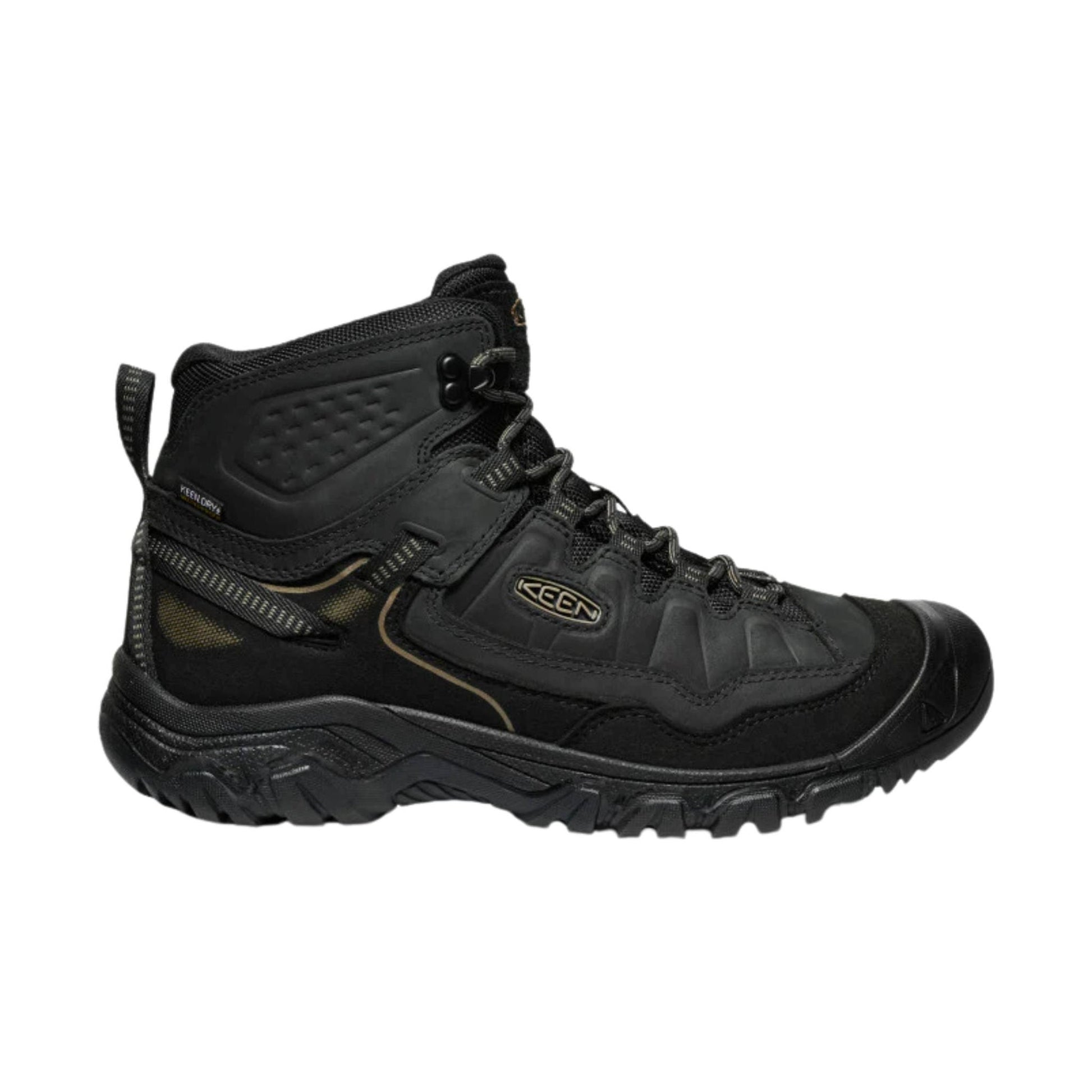 KEEN Men's Targhee IV Waterproof Hiking Boots - Triple Black by Lenny's Shoe & Apparel