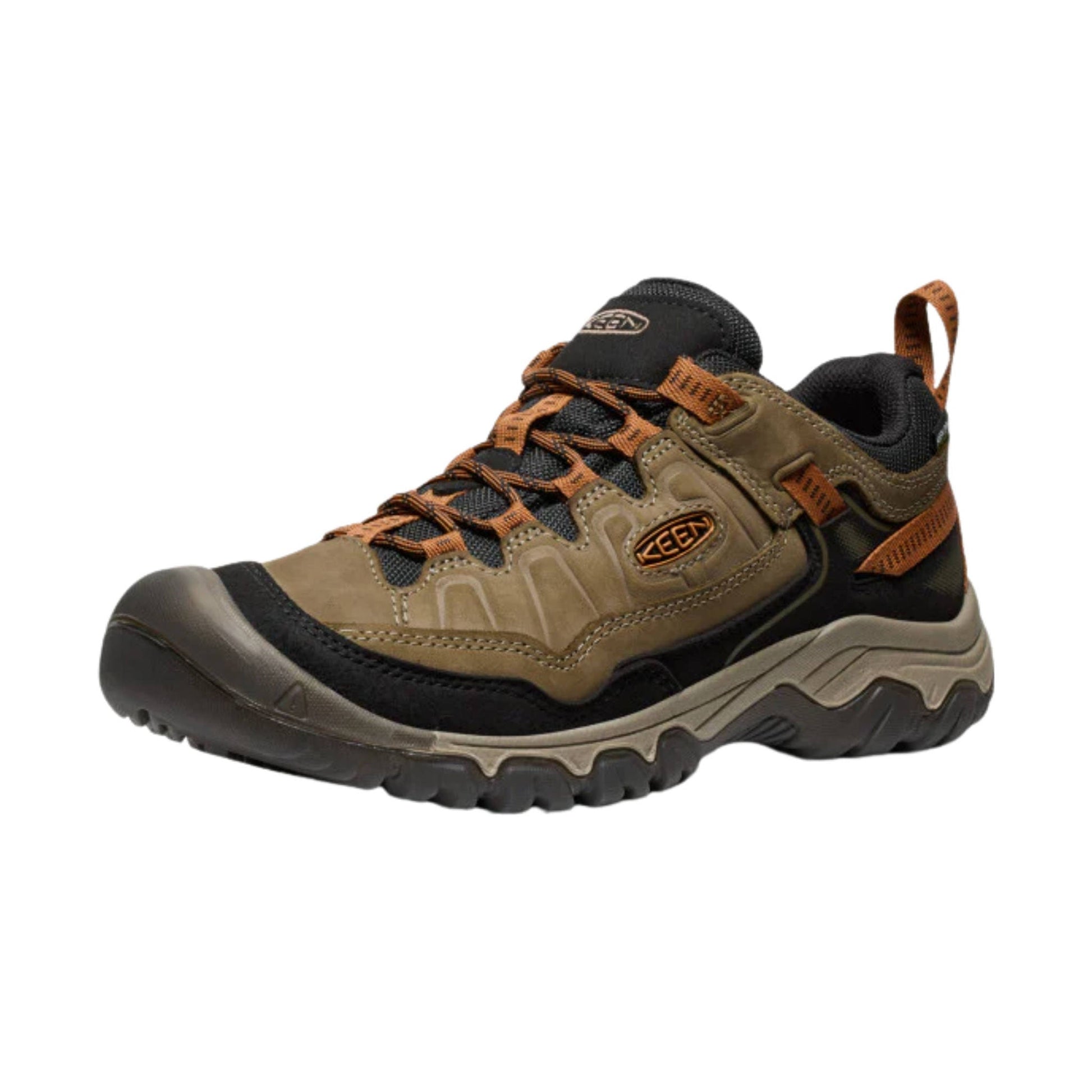 KEEN Men's Targhee IV Waterproof Hiking Shoes - Sea Turtle/Roasted Pecan by Lenny's Shoe & Apparel