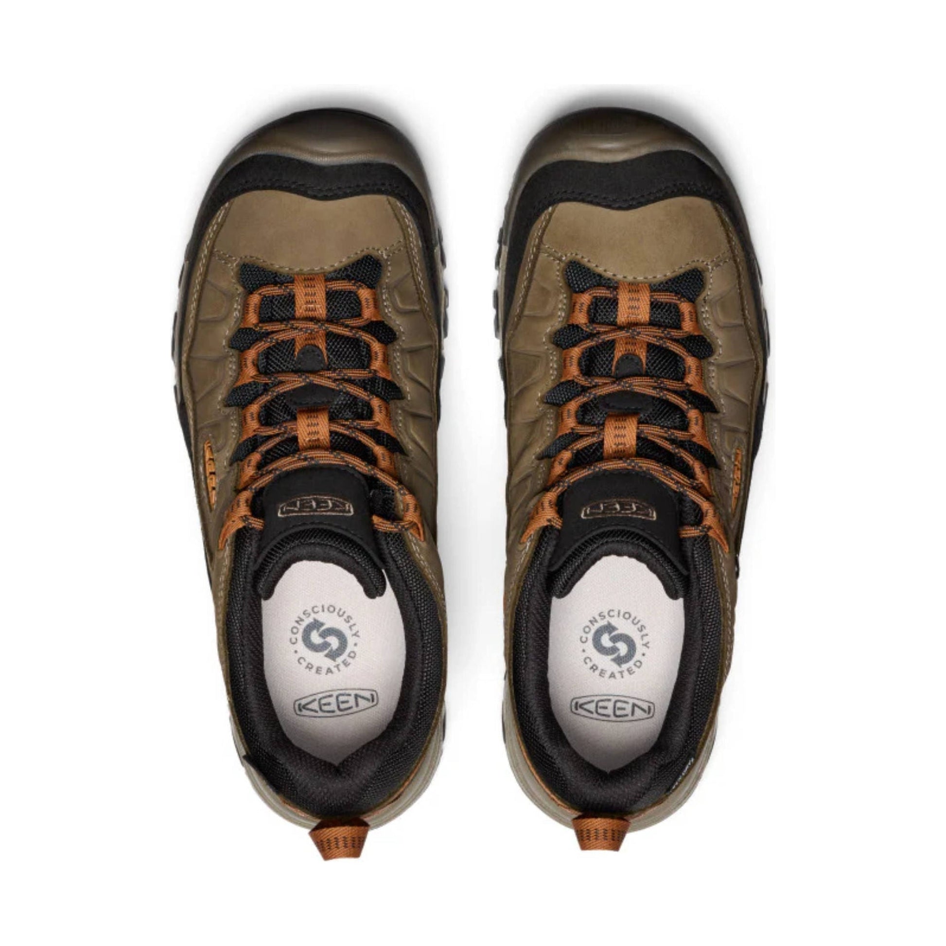 KEEN Men's Targhee IV Waterproof Hiking Shoes - Sea Turtle/Roasted Pecan by Lenny's Shoe & Apparel