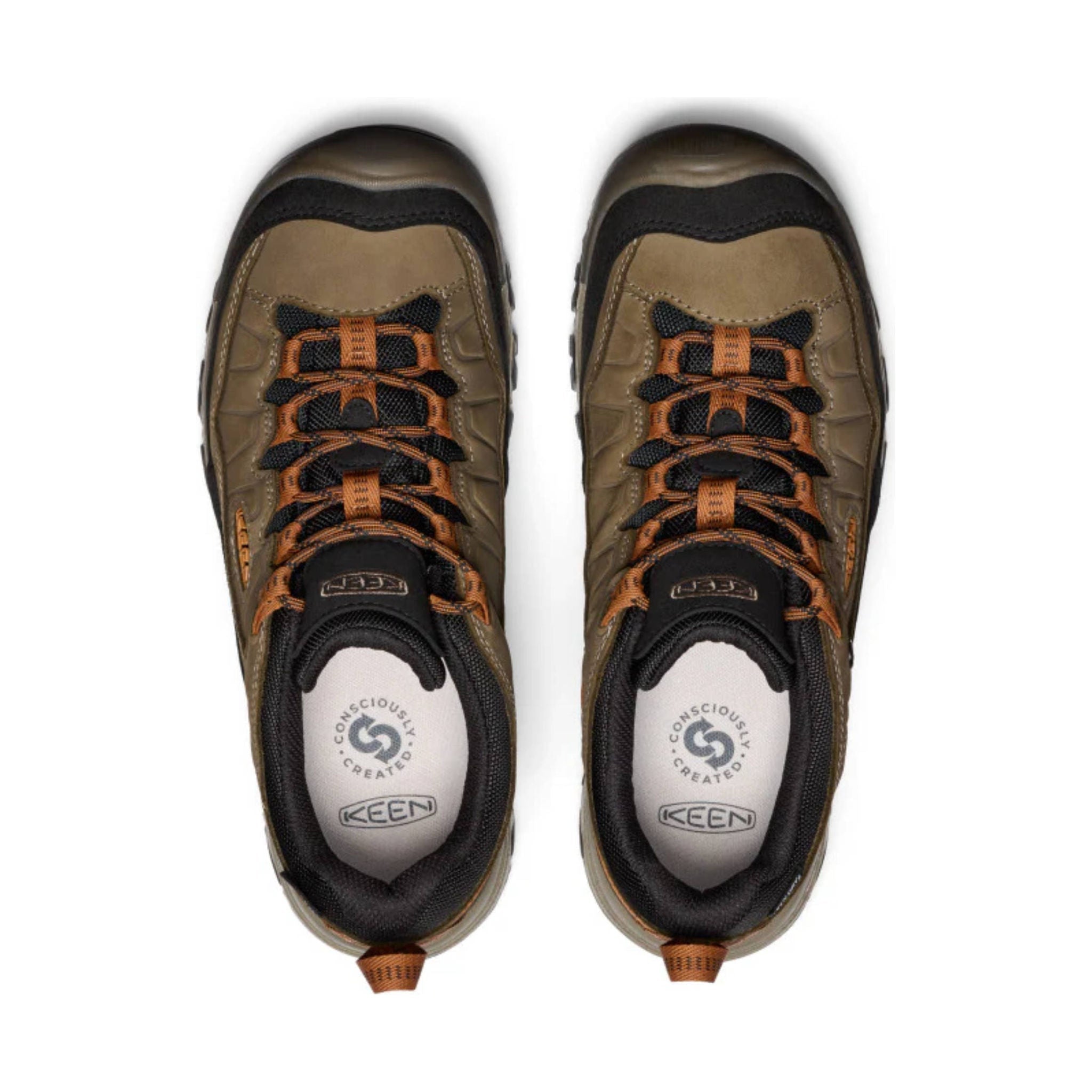 KEEN Men's Targhee IV Waterproof Hiking Shoes - Sea Turtle/Roasted Pecan by Lenny's Shoe & Apparel