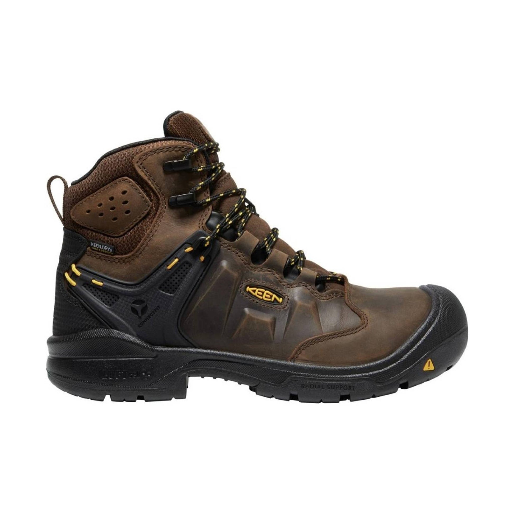 KEEN Utility Men's Dover 6 Inch Carbon Fiber Toe Work Boot - Brown by Lenny's Shoe & Apparel