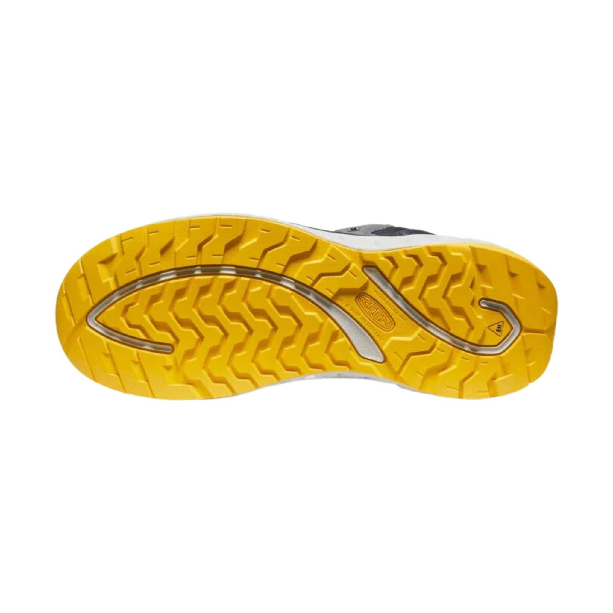 KEEN Utility Men's Arvada Carbon Fiber Toe Mid Work Boot - Grey/Yellow by Lenny's Shoe & Apparel