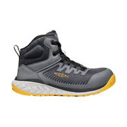 KEEN Utility Men's Arvada Carbon Fiber Toe Mid Work Boot - Grey/Yellow by Lenny's Shoe & Apparel