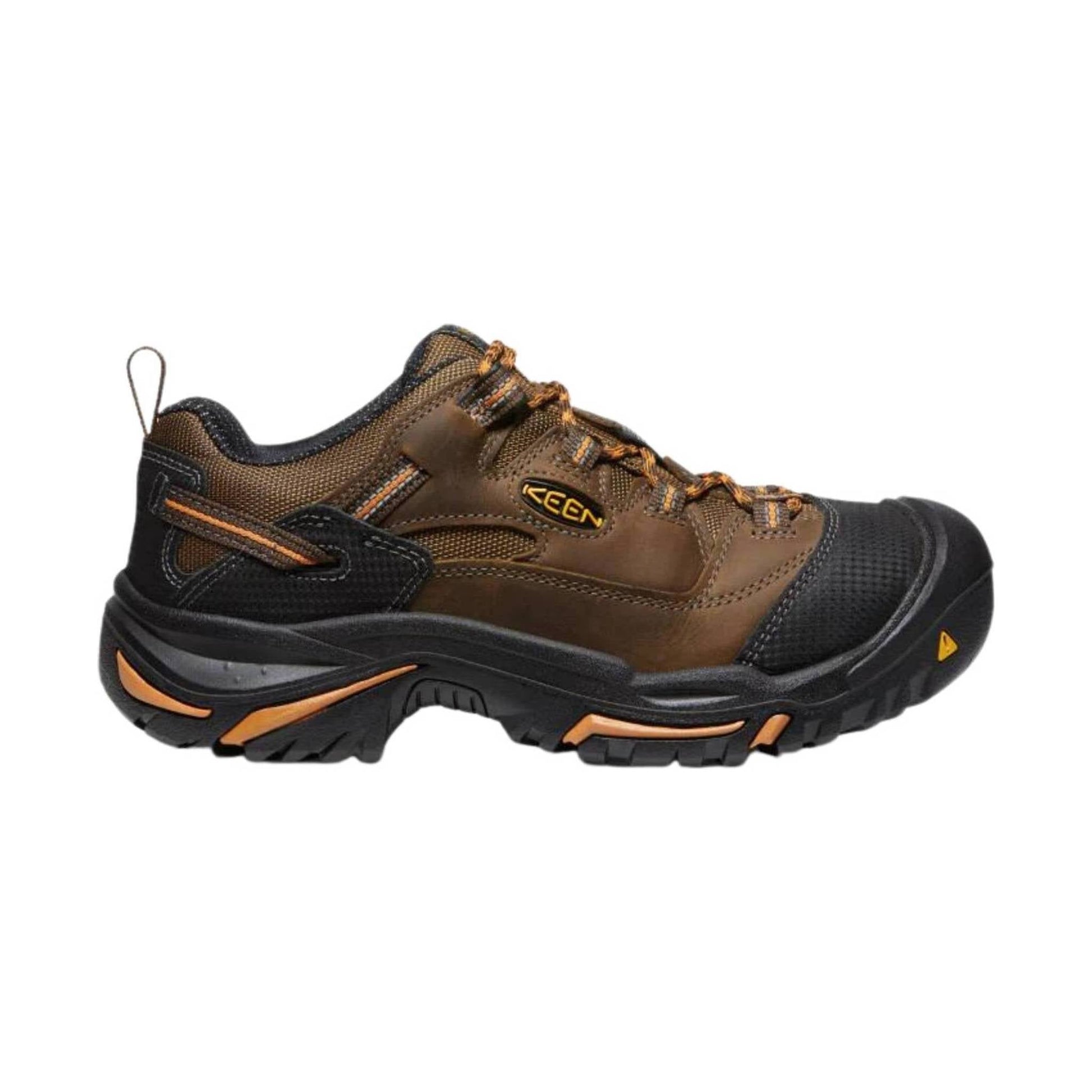 KEEN Utility Men's Braddock Low Soft Toe Work Shoe - Cascade/Orange Ochre by Lenny's Shoe & Apparel