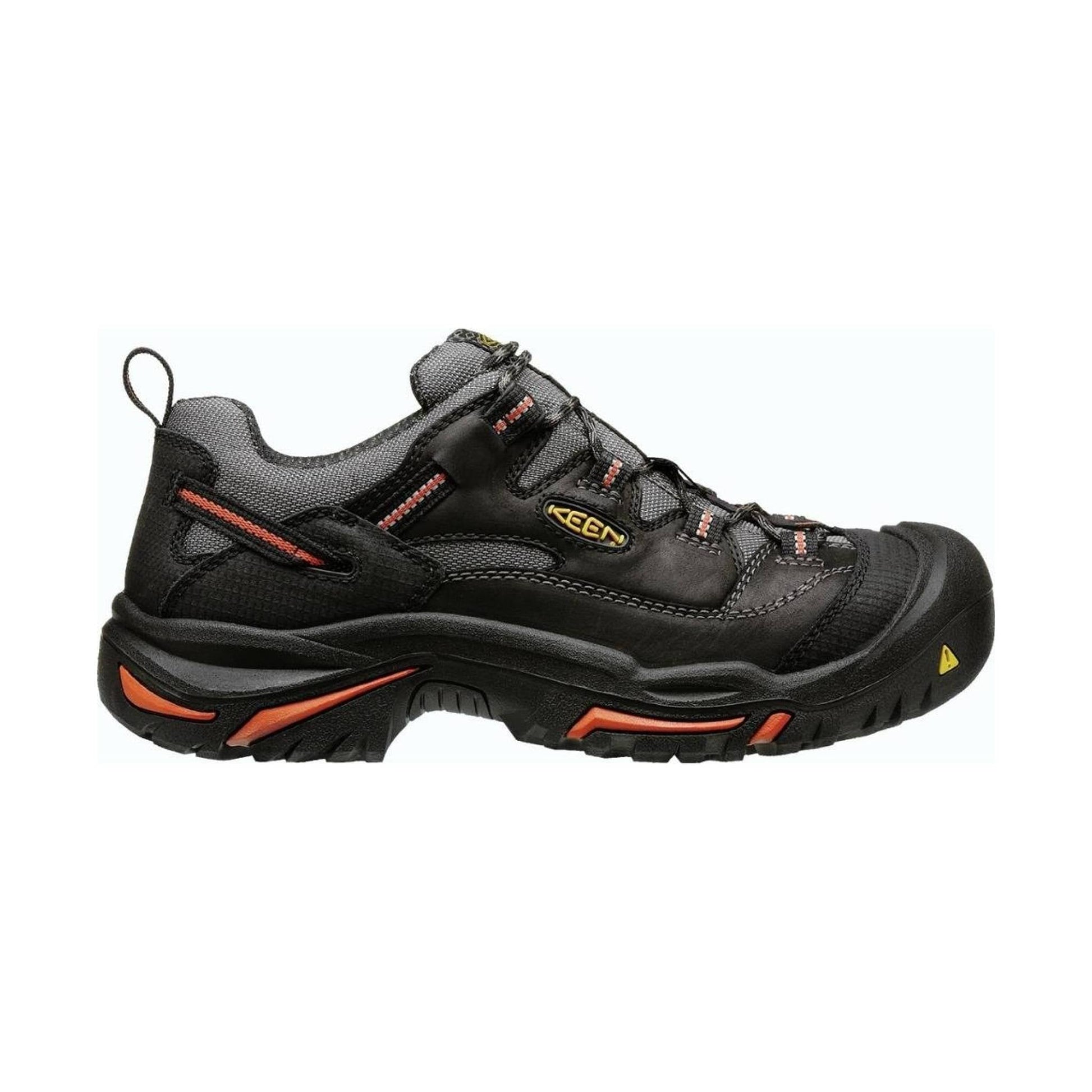 KEEN Utility Men's Braddock Low Steel Toe Work Shoe - Black/Bossa Nova by Lenny's Shoe & Apparel