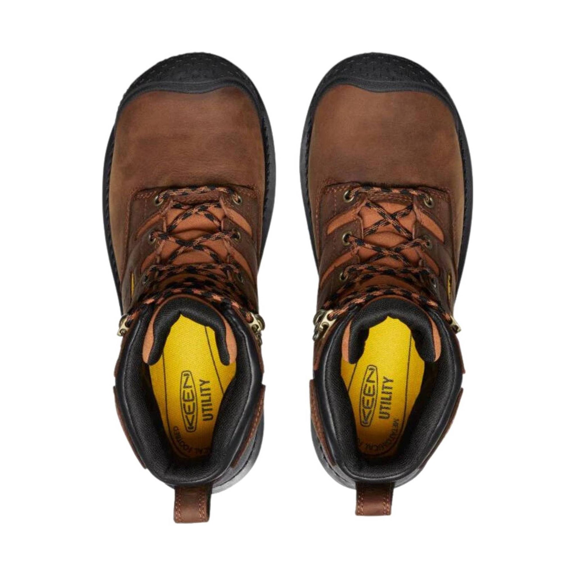 KEEN Utility Men's Camden Waterproof 6 Inch Carbon Fiber Toe Work Boot - Brown by Lenny's Shoe & Apparel