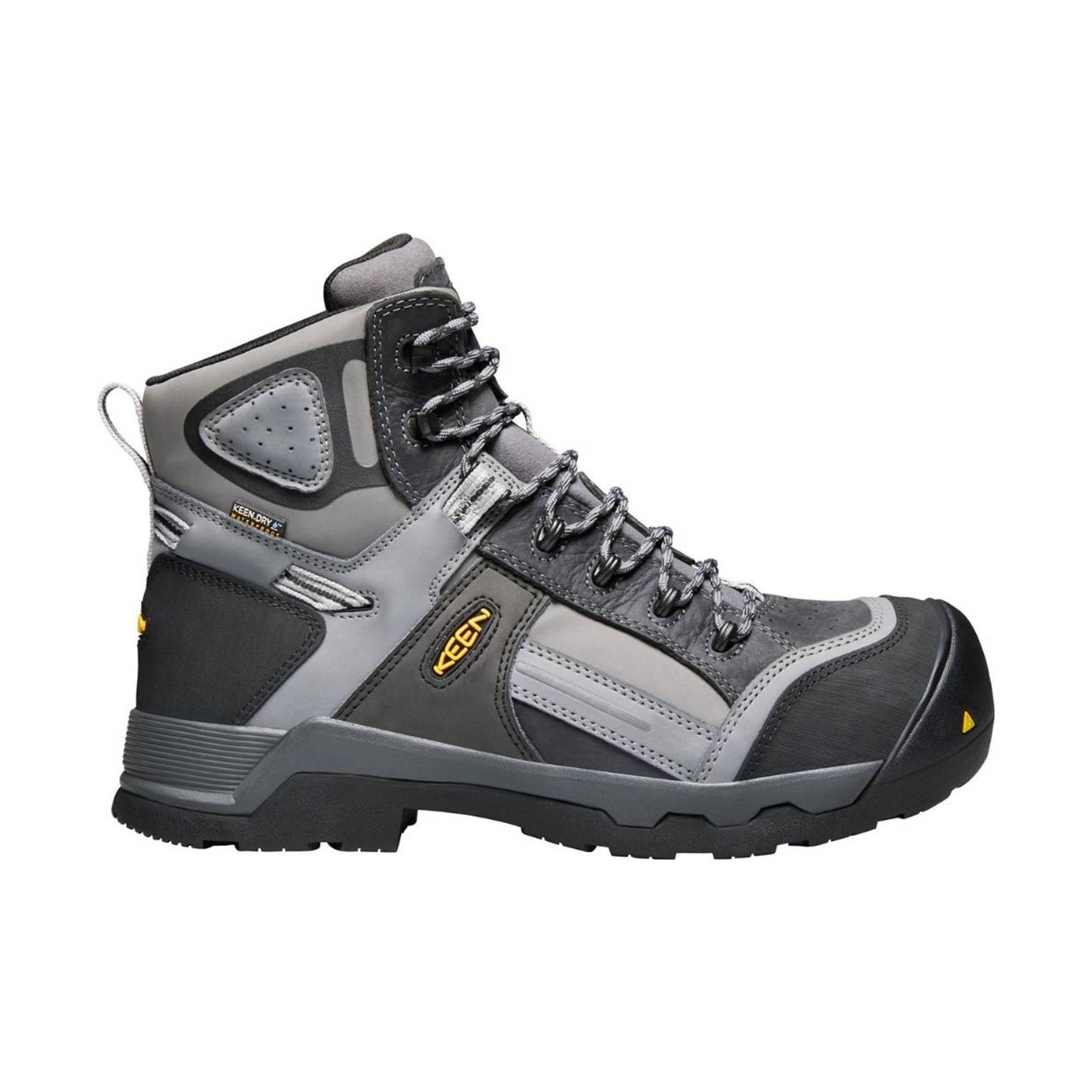 KEEN Utility Men's Davenport 6 Inch Insulated Waterproof Composite Toe Work Boot - Magnet/Steel Grey by Lenny's Shoe & Apparel