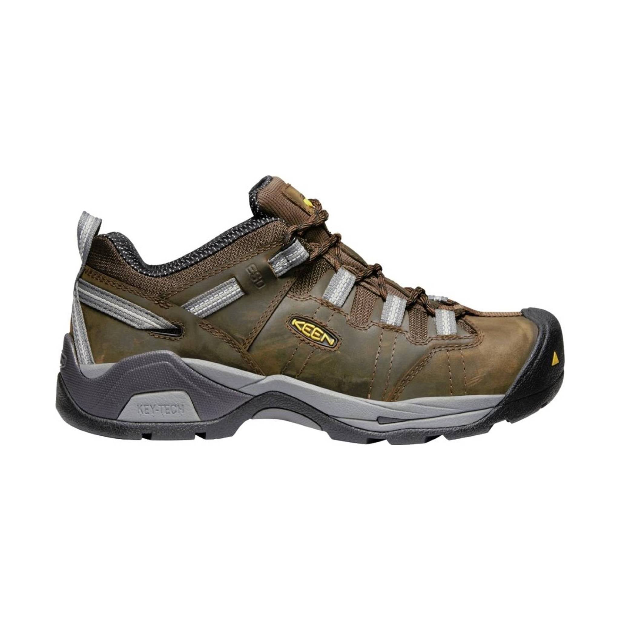KEEN Utility Men's Detroit XT ESD Steel Toe Work Shoe - Cascade Brown/Gargoyle by Lenny's Shoe & Apparel
