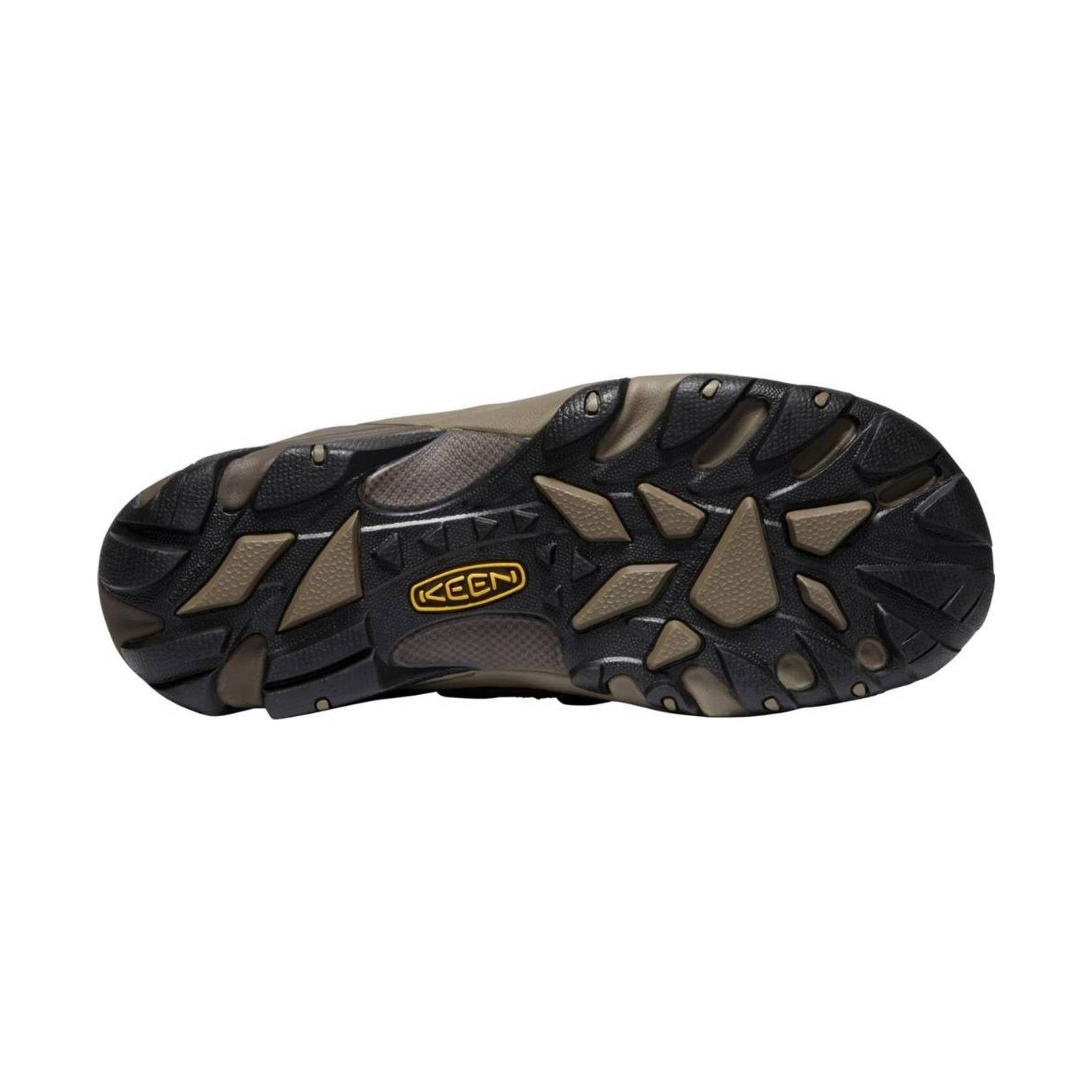 KEEN Utility Men's Lansing Low Steel Toe Work Shoe - Cascade Brown/ Fired Brick by Lenny's Shoe & Apparel