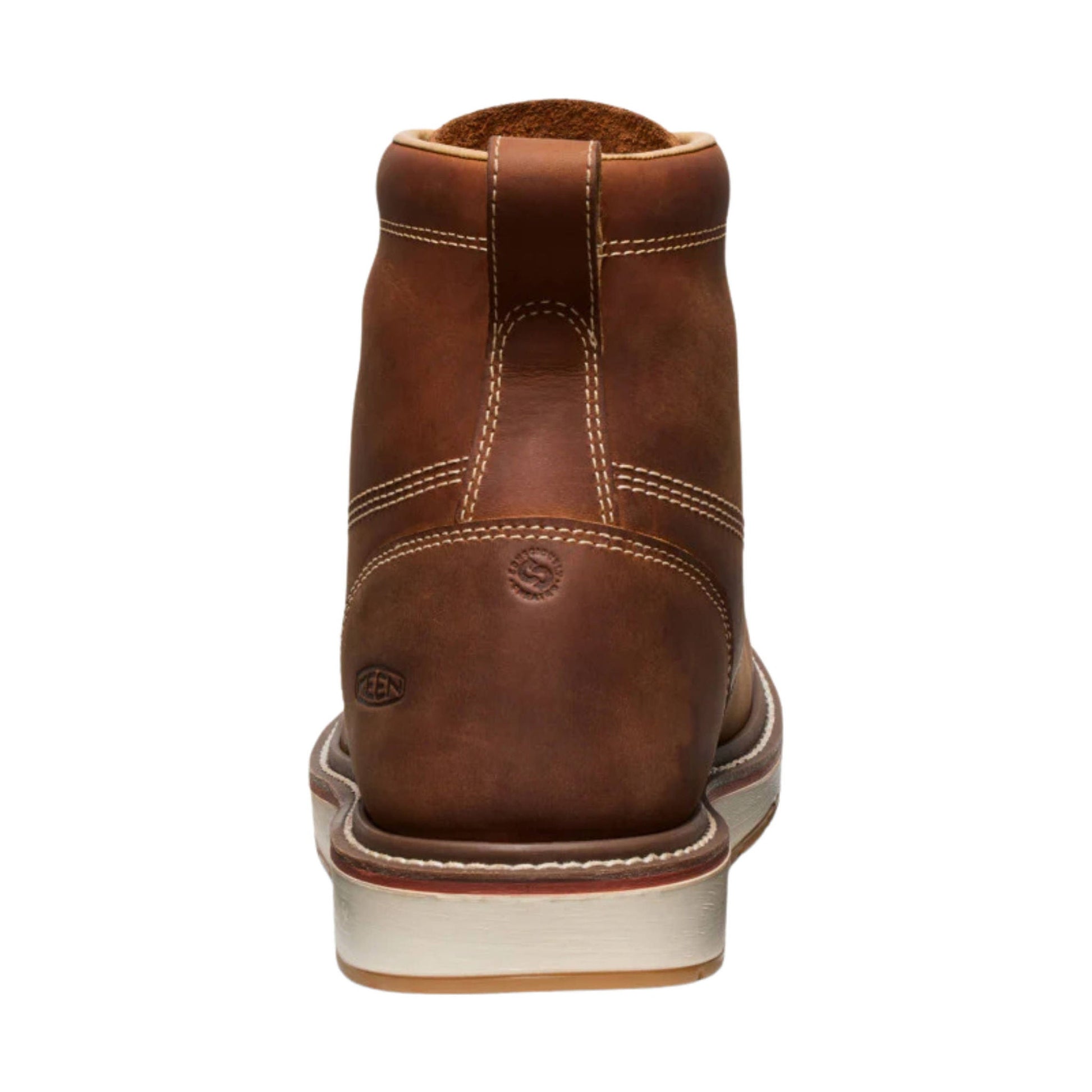 KEEN Utility Men's Liberty 6 Inch Soft Toe Work Boots - Leather Brown/Birch by Lenny's Shoe & Apparel