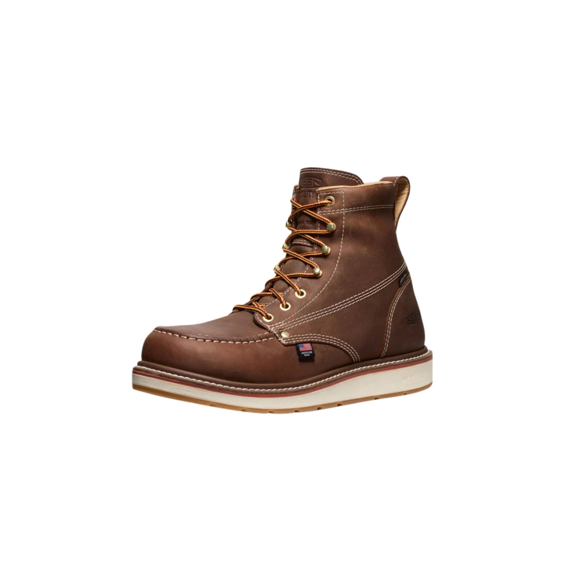 KEEN Utility Men's Liberty 6 Inch Waterproof Carbon Toe Work Boots - Chestnut/Gum by Lenny's Shoe & Apparel