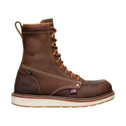 KEEN Utility Men's Liberty 8 Inch Waterproof Carbon Toe Work Boots - Chestnut/Gum by Lenny's Shoe & Apparel