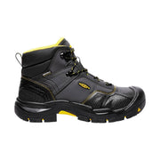 KEEN Utility Men's Logandale Mid Waterproof Steel Toe Work Boot - Raven/Black by Lenny's Shoe & Apparel