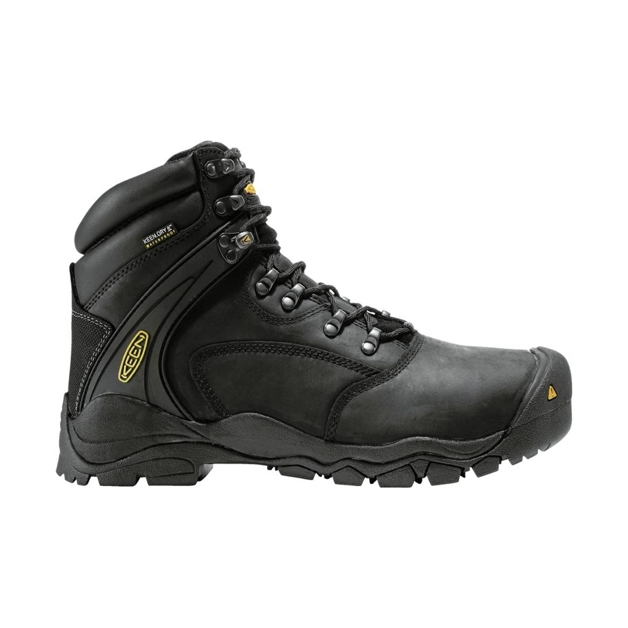 KEEN Utility Men's Louisville 6 Inch Steel Toe Work Boot - Black by Lenny's Shoe & Apparel