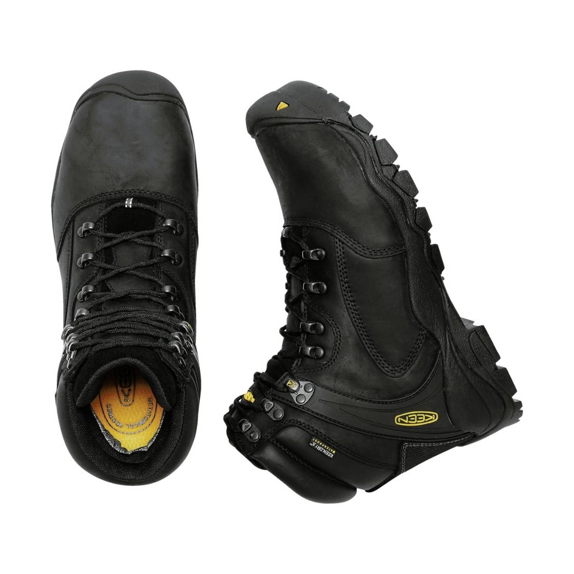 KEEN Utility Men's Louisville 6 Inch Steel Toe Work Boot - Black by Lenny's Shoe & Apparel