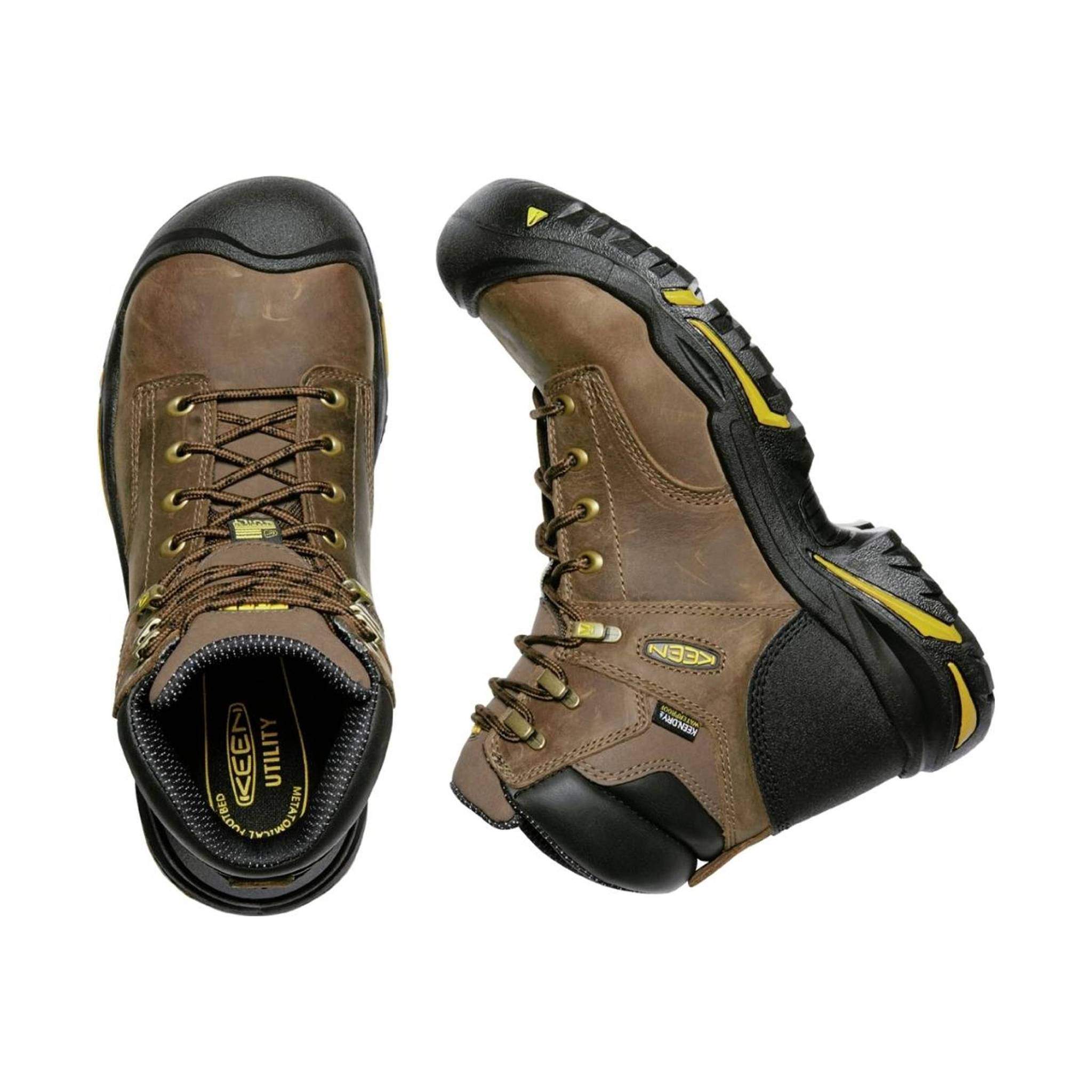 KEEN Utility Men's Mt Vernon 6 Inch Steel Toe Work Boot - Cascade Brown by Lenny's Shoe & Apparel