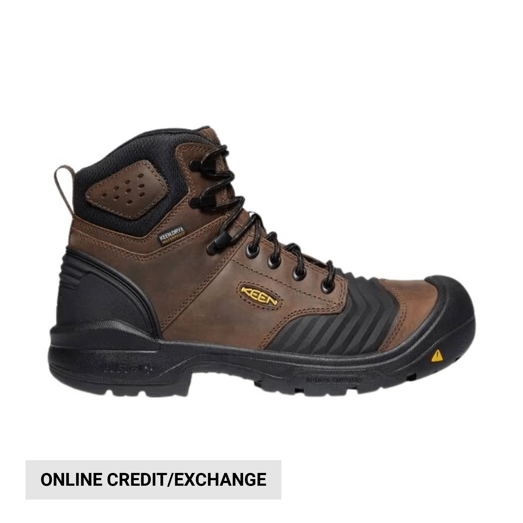 KEEN Utility Men's Portland Carbon Fiber Toe Work Boot - Dark Earth/Black by Lenny's Shoe & Apparel