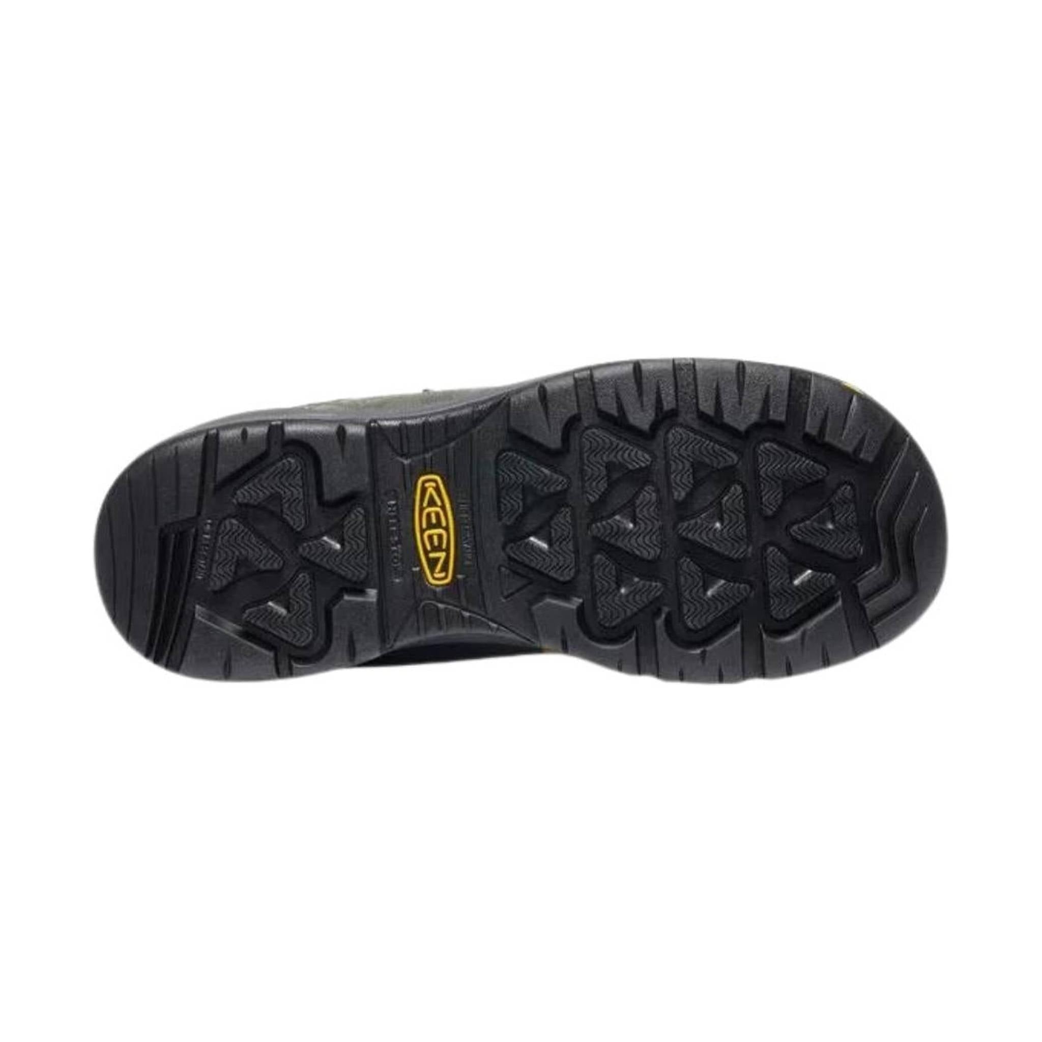 KEEN Utility Men's Troy Carbon-Fiber Toe Work Boot - Magnet/Black/Yellow by Lenny's Shoe & Apparel