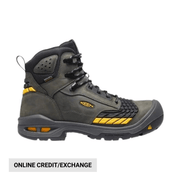 KEEN Utility Men's Troy Carbon-Fiber Toe Work Boot - Magnet/Black/Yellow by Lenny's Shoe & Apparel