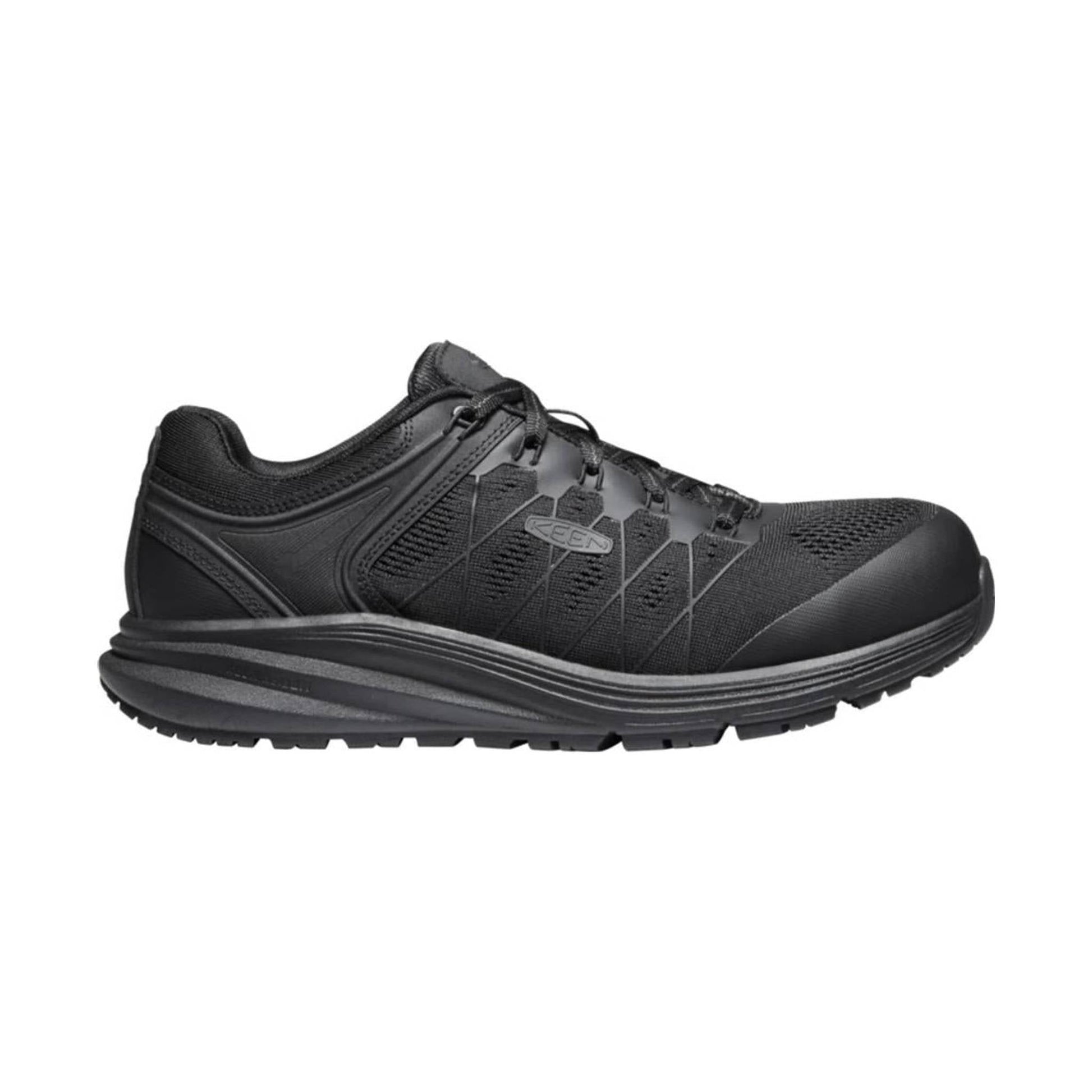 KEEN Utility Men's Vista Energy Composite Toe Work Shoe - Black/Raven by Lenny's Shoe & Apparel