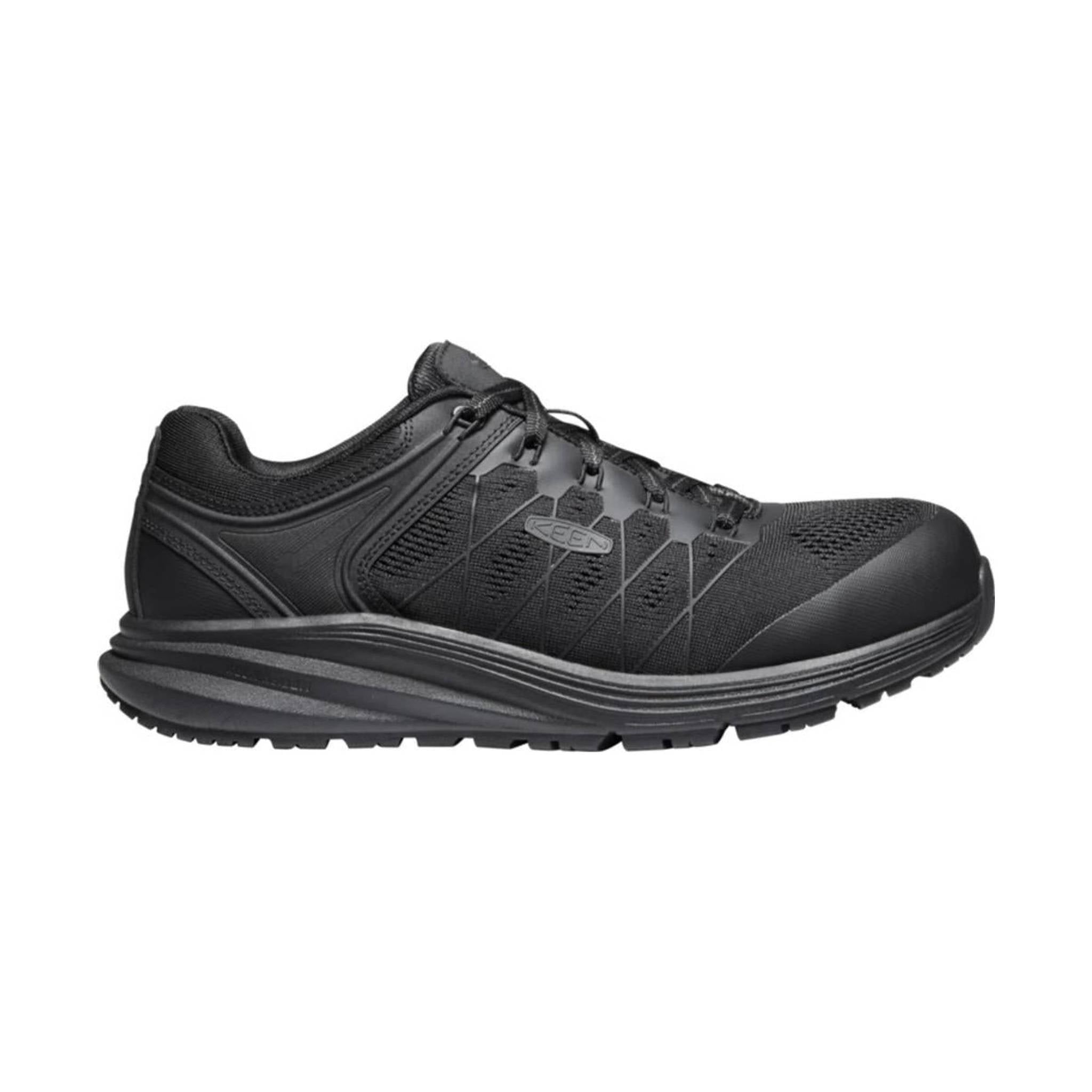 KEEN Utility Men's Vista Energy Composite Toe Work Shoe - Black/Raven by Lenny's Shoe & Apparel