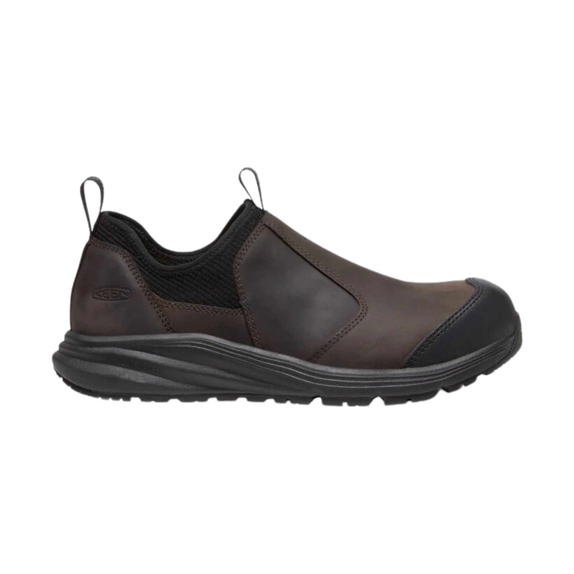 KEEN Utility Men's Vista Energy Shift ESD Carbon Fiber Toe Work Shoes - Coffee Bean/Black by Lenny's Shoe & Apparel