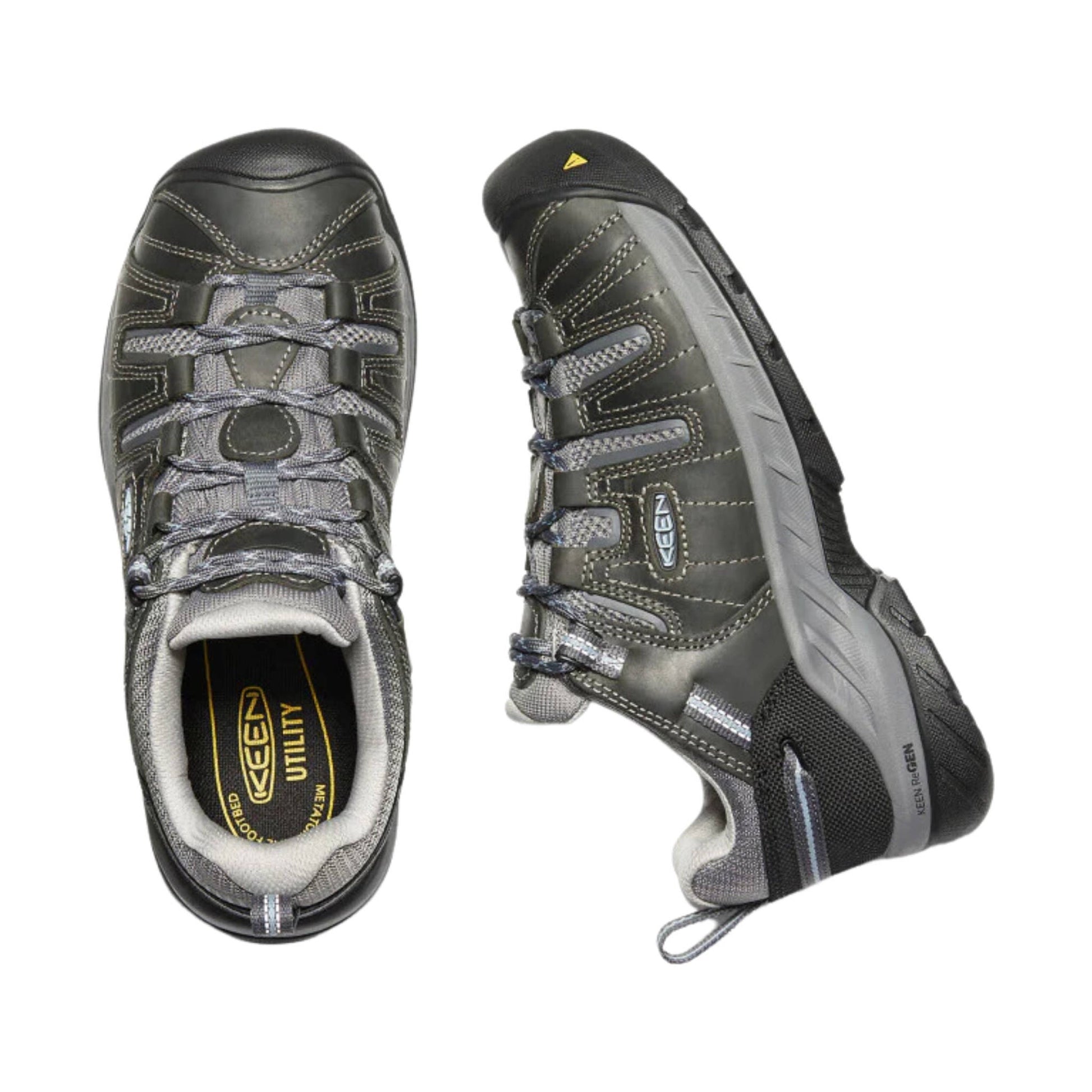 KEEN Utility Women's Flint II Soft Toe Work Shoe - Steel Grey/Paloma by Lenny's Shoe & Apparel
