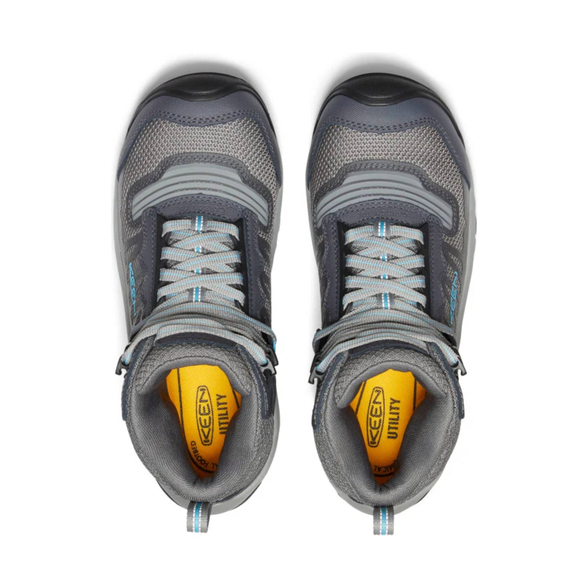 KEEN Utility Women's Reno Mid Waterproof Carbon Fiber Toe Work Boots - Magnet/Ipanema by Lenny's Shoe & Apparel