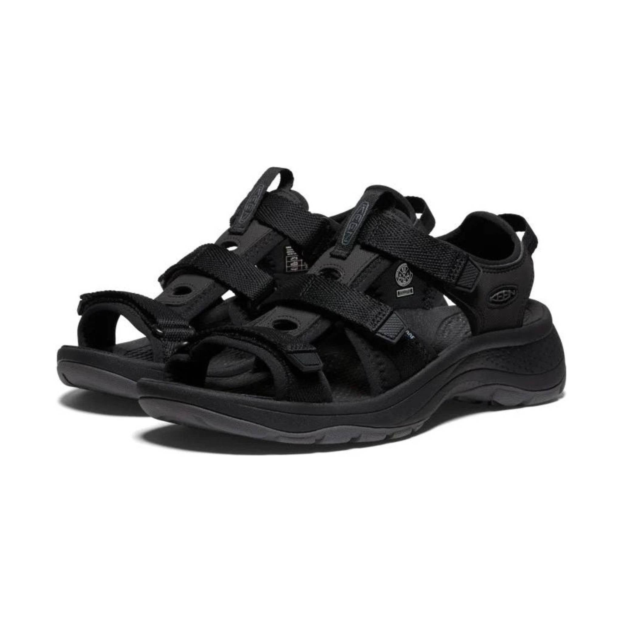 KEEN Women's Astoria West Open Toe Sandal - Black by Lenny's Shoe & Apparel