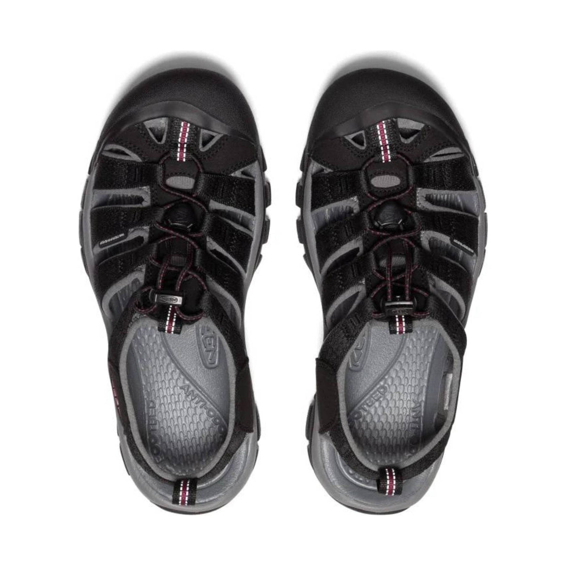KEEN Women's Newport H2 - Black/Raspberry Wine by Lenny's Shoe & Apparel