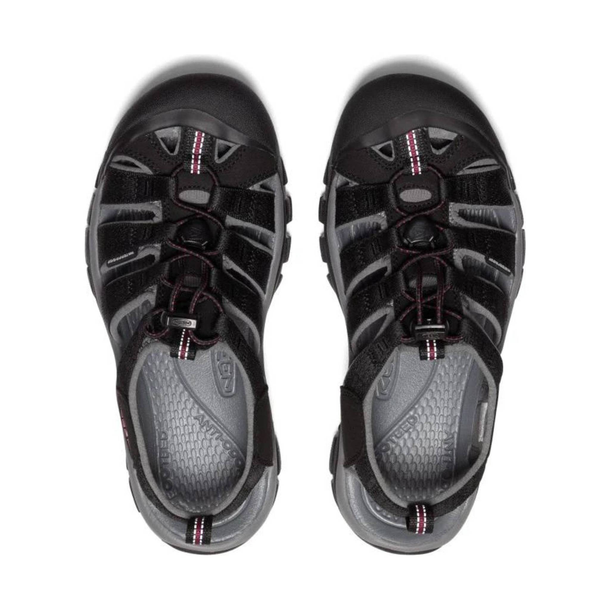 KEEN Women's Newport H2 - Black/Raspberry Wine by Lenny's Shoe & Apparel