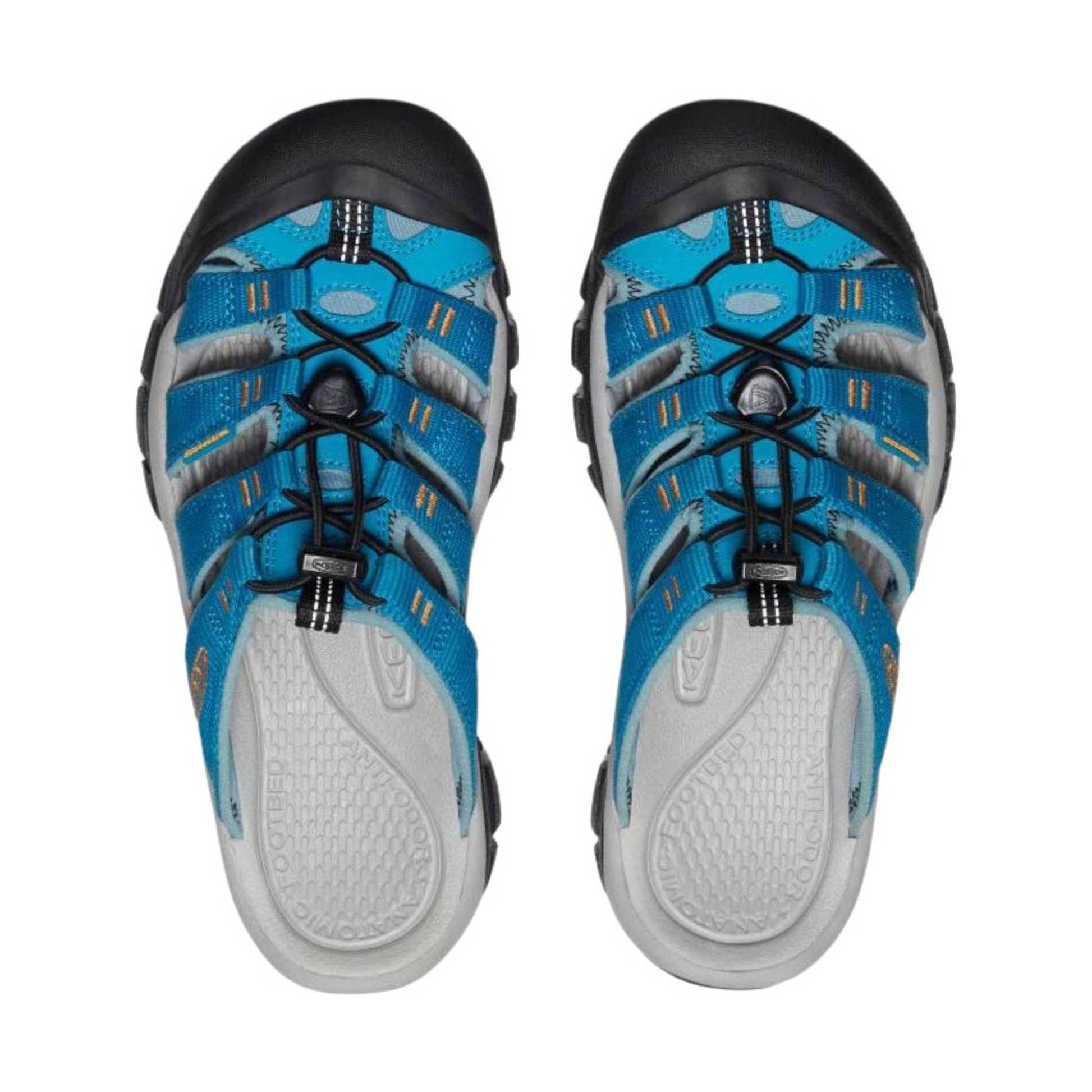 KEEN Women's Newport Slide - Fjord Blue/Iceland Poppy by Lenny's Shoe & Apparel