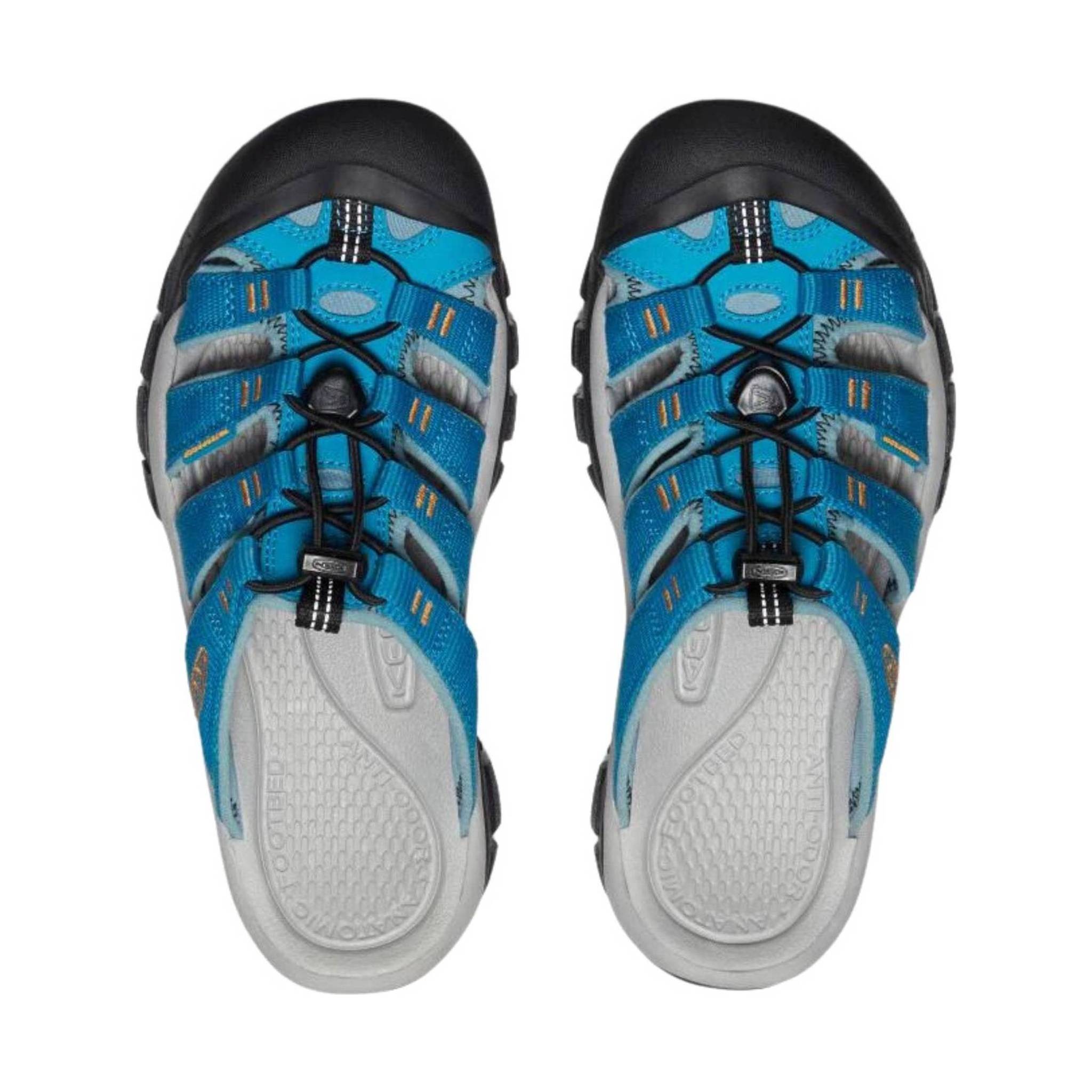KEEN Women's Newport Slide - Fjord Blue/Iceland Poppy by Lenny's Shoe & Apparel