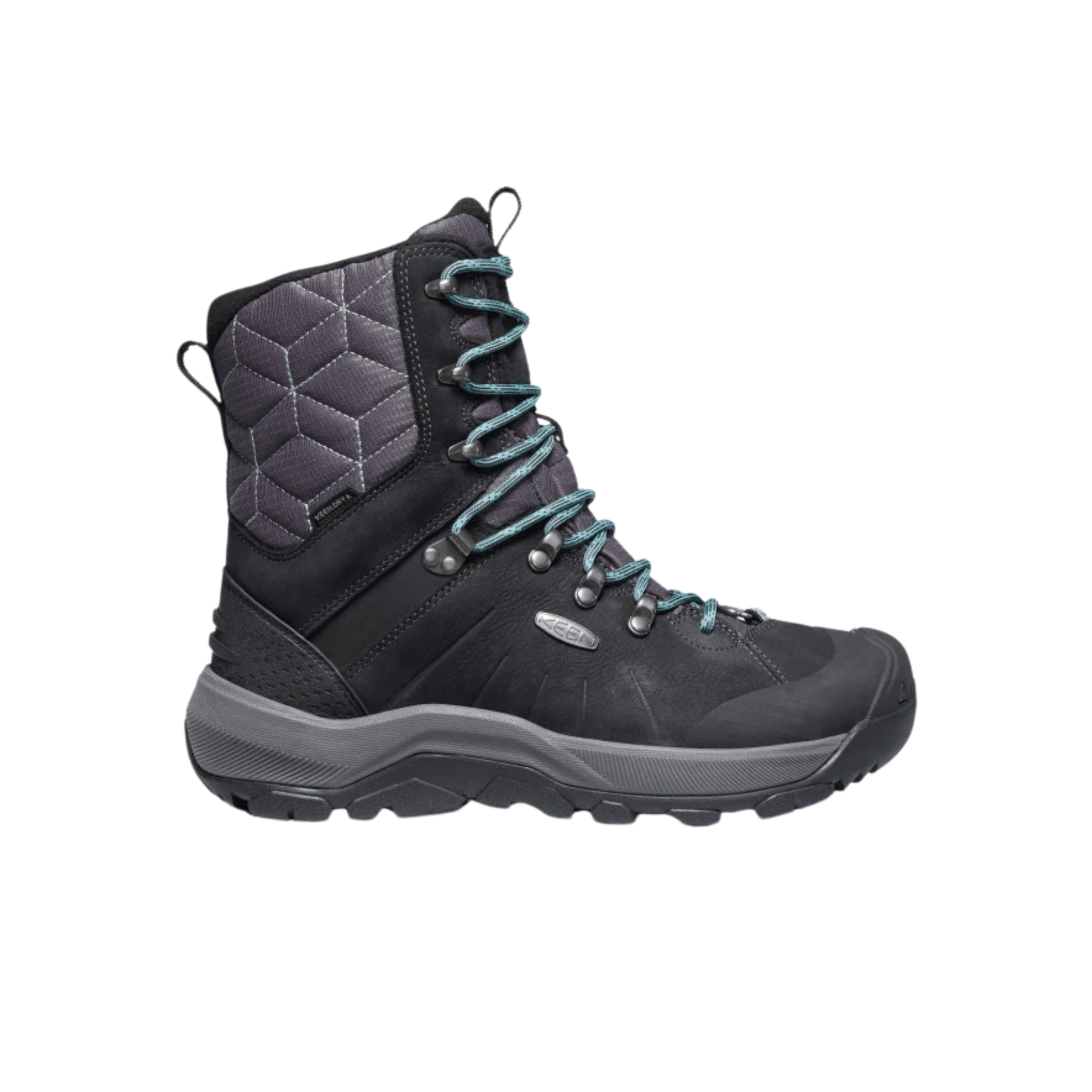 KEEN Women's Revel IV High Polar Waterproof Winter Boots - Black/North Atlantic FINAL SALE by Lenny's Shoe & Apparel