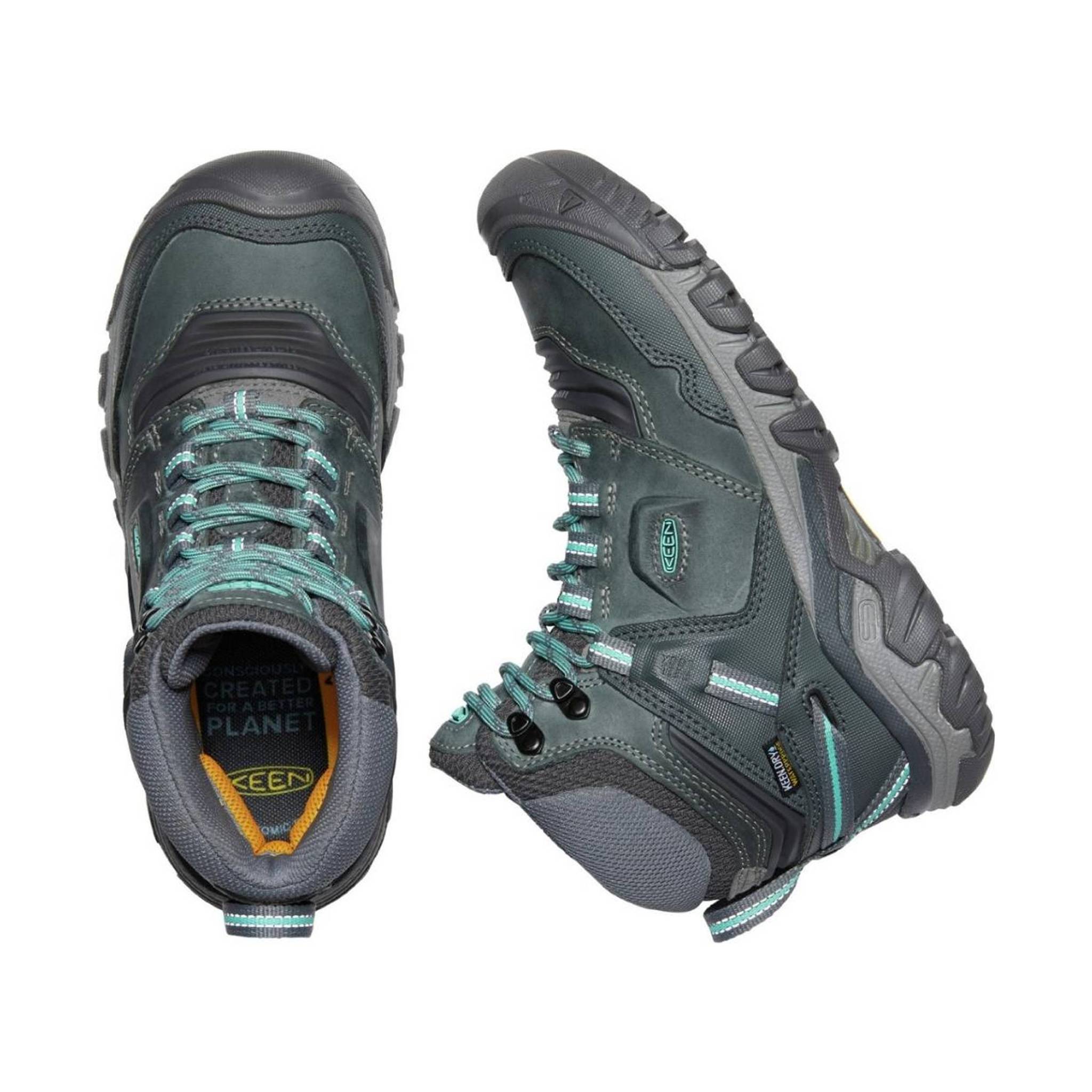 KEEN Women's Ridge Flex Mid Waterproof Boot - Steel Grey/Porcelain by Lenny's Shoe & Apparel