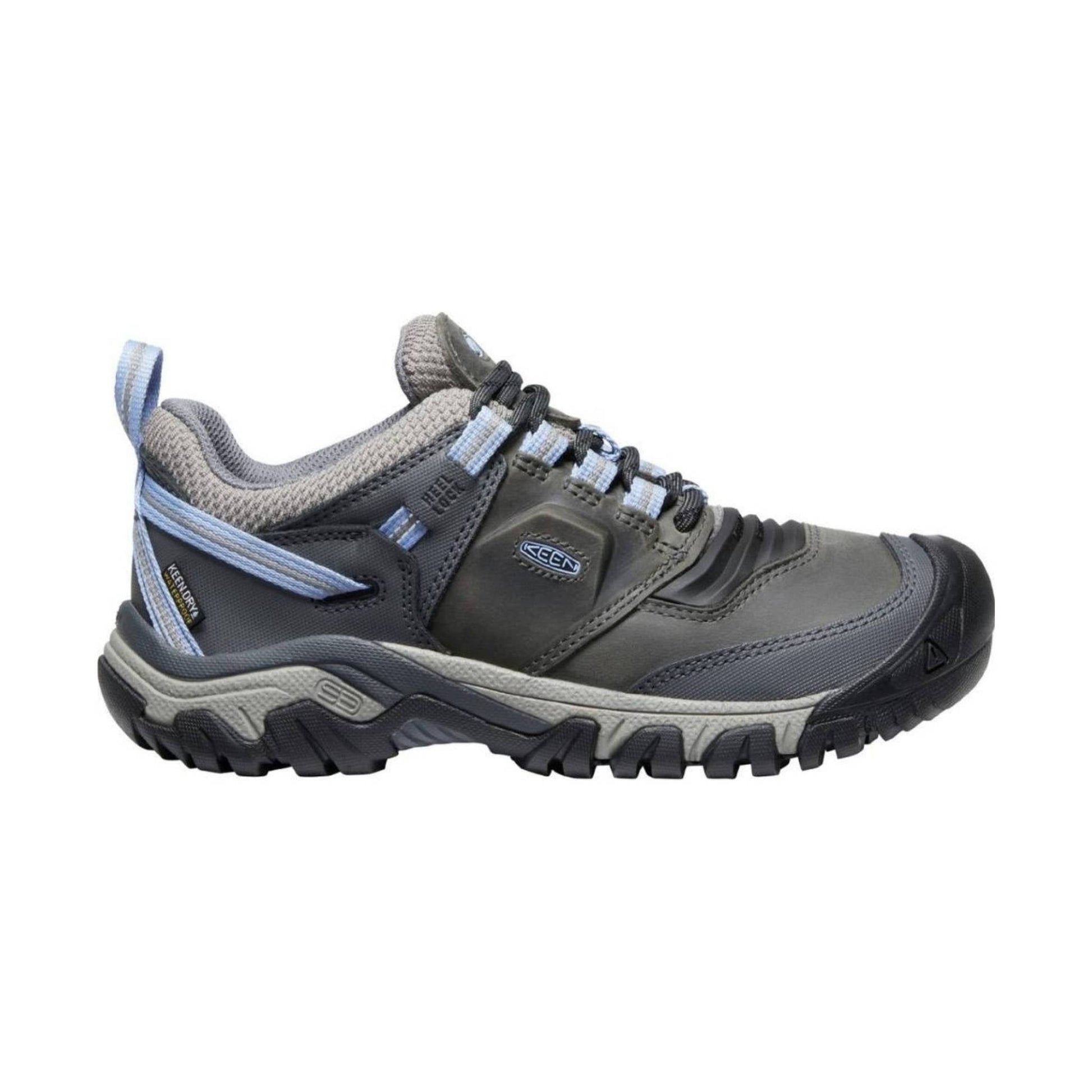 KEEN Women's Ridge Flex Waterproof - Steel Grey/Hydrangea by Lenny's Shoe & Apparel