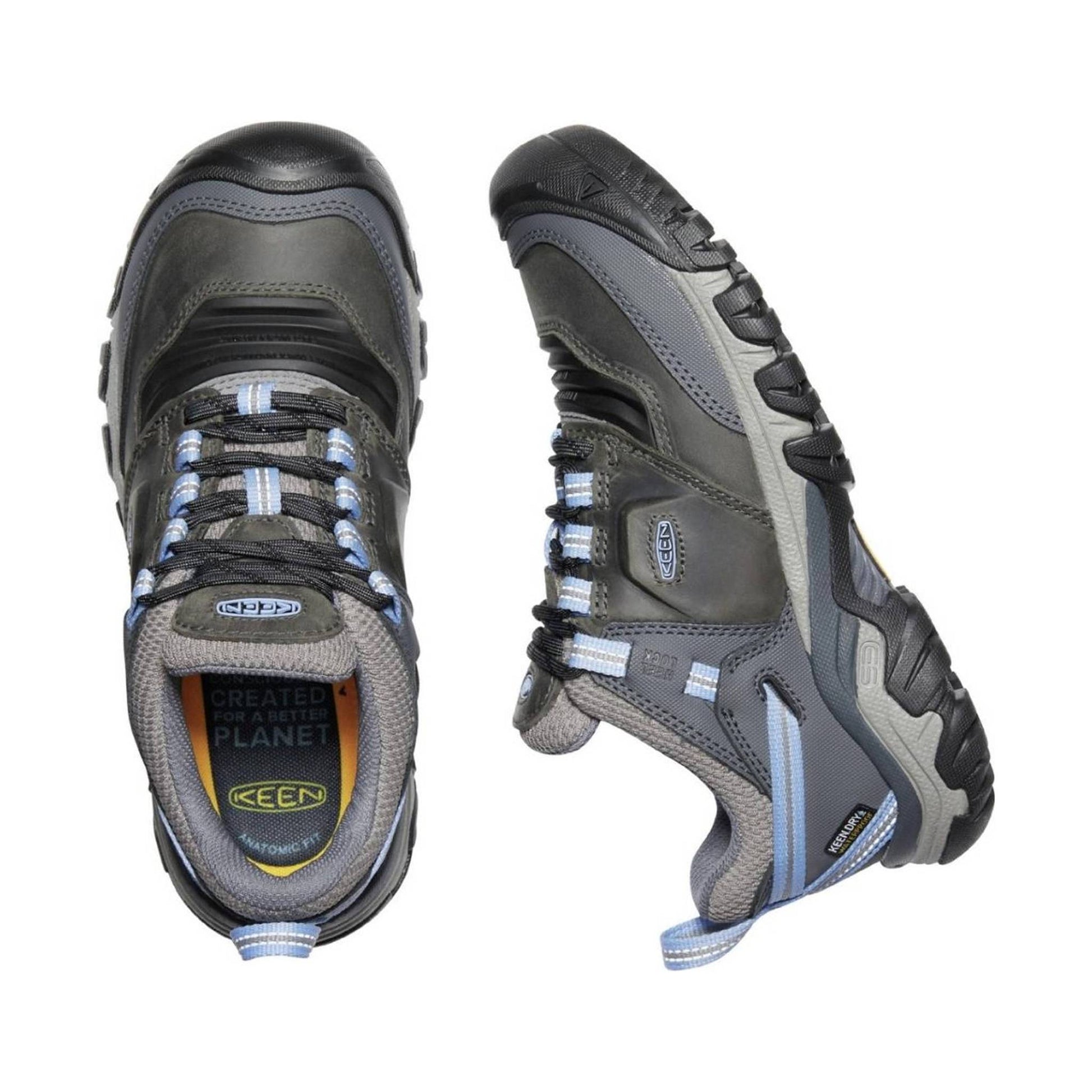 KEEN Women's Ridge Flex Waterproof - Steel Grey/Hydrangea by Lenny's Shoe & Apparel