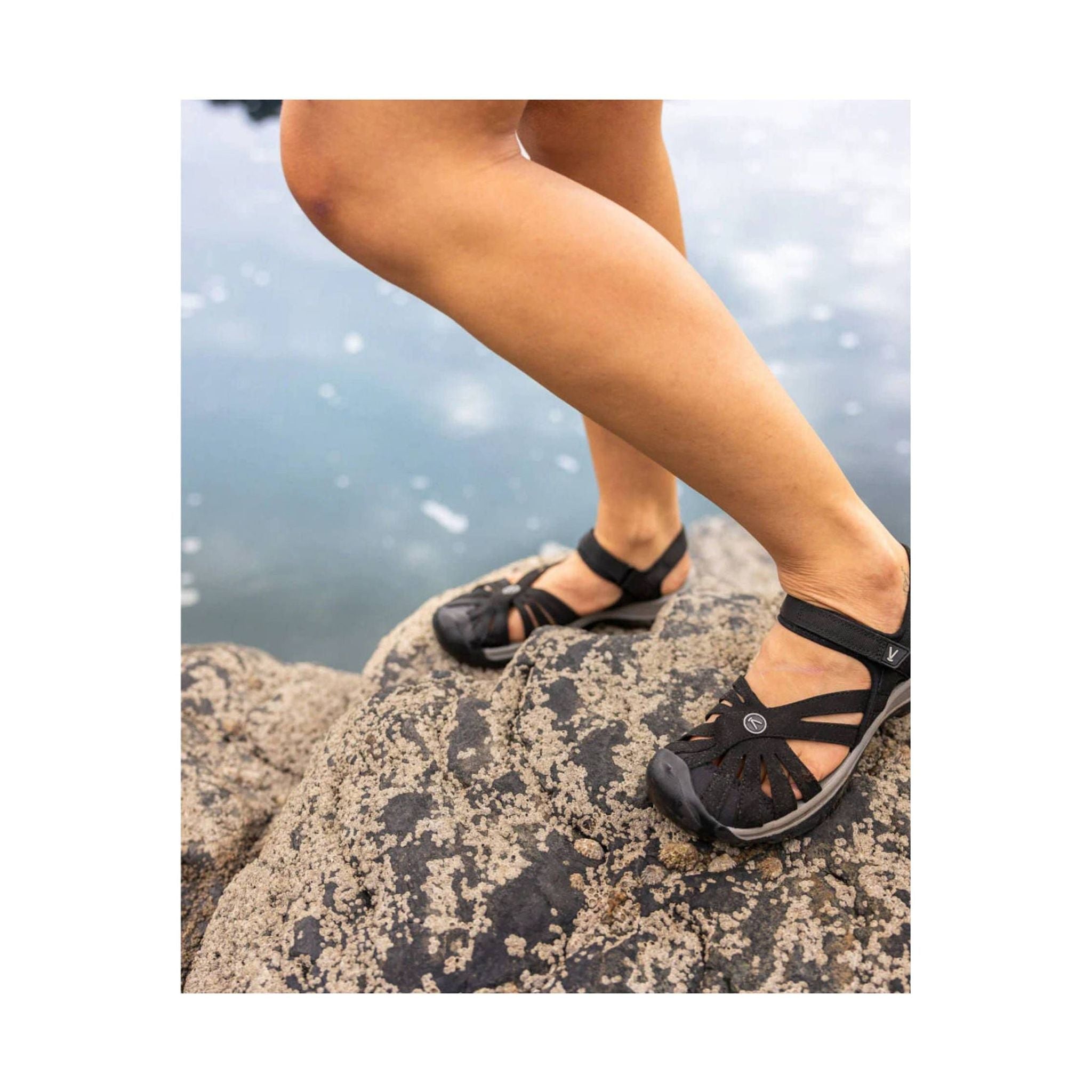 KEEN Women's Rose Sandal - Black/Grey by Lenny's Shoe & Apparel