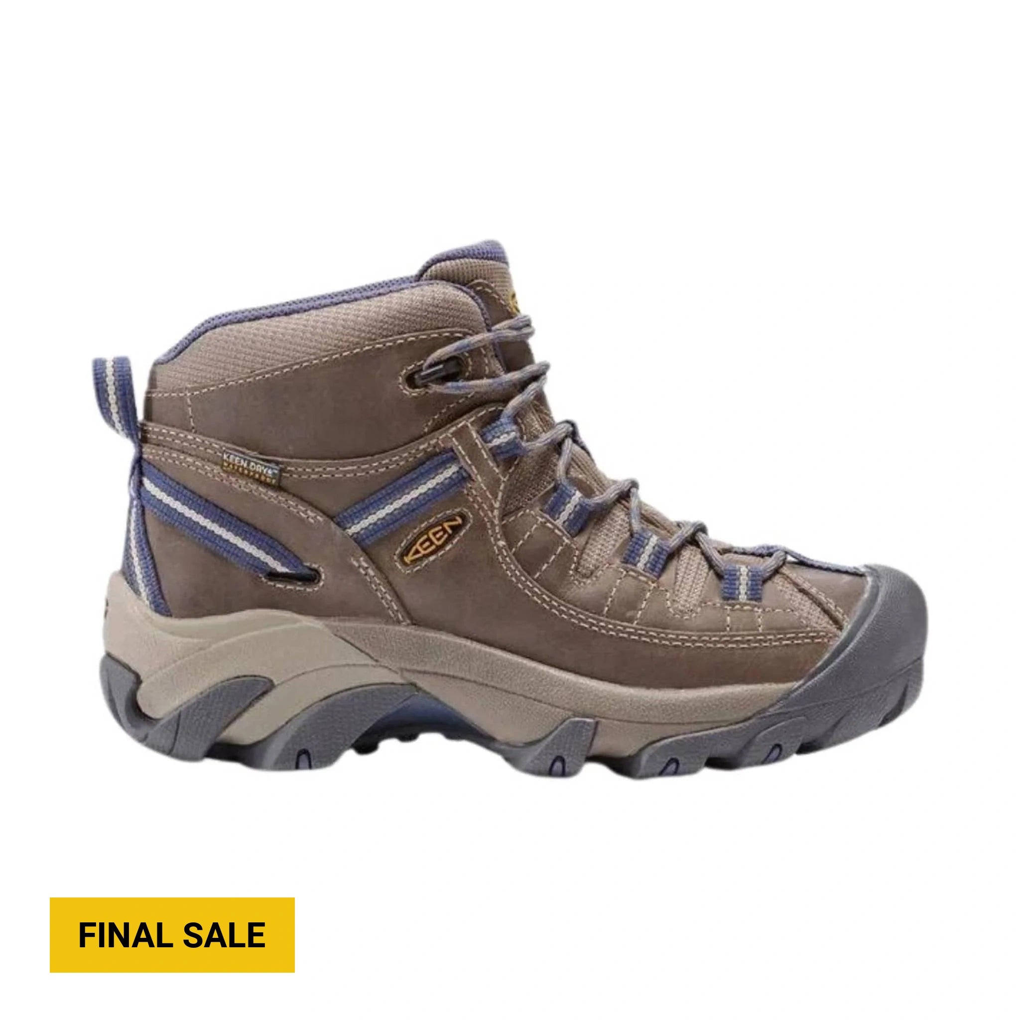 KEEN Women's Targhee II Mid Waterproof Boot - Goat/Crown Blue by Lenny's Shoe & Apparel