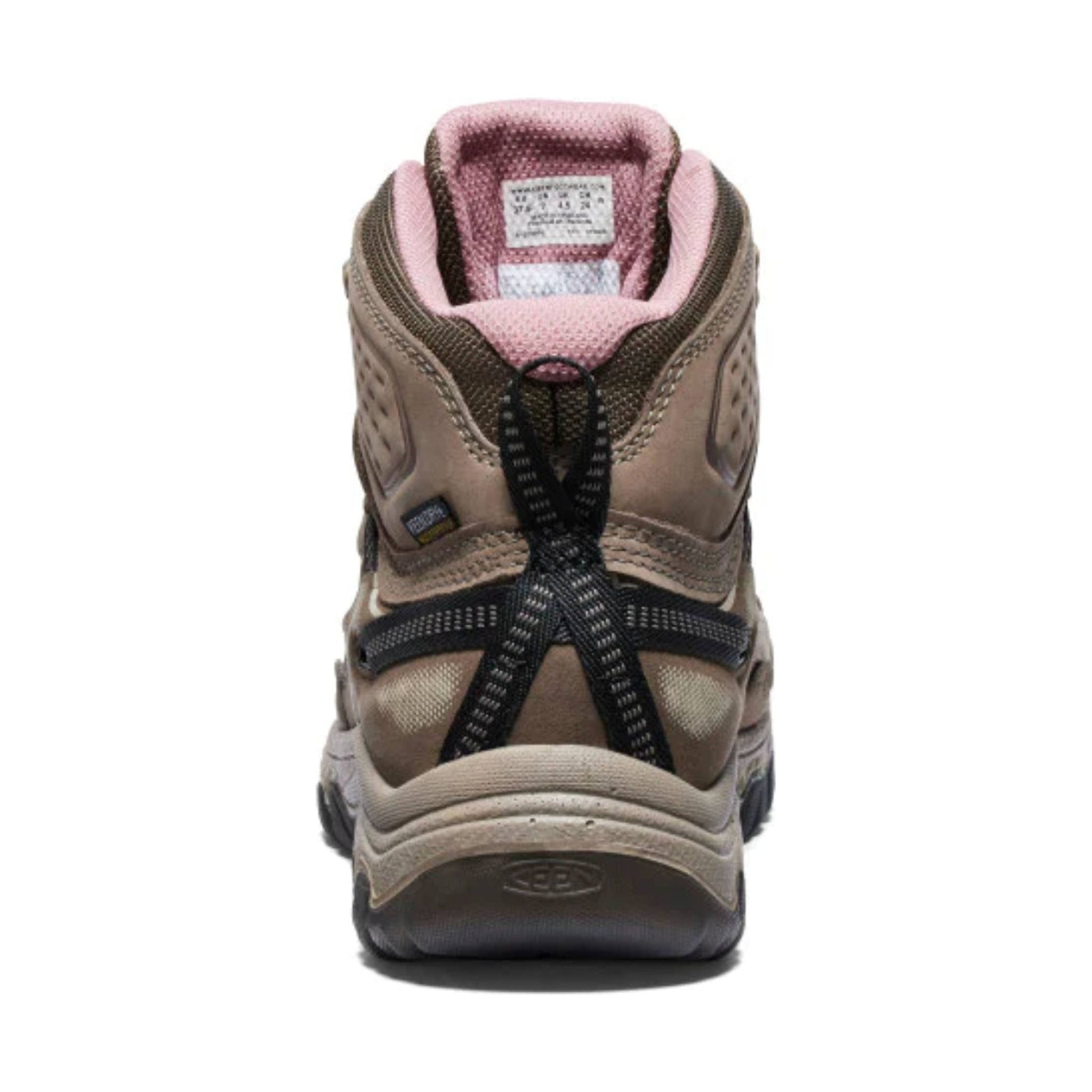 KEEN Women's Targhee IV Mid Waterproof Hiking Boot - Brindle/Nostalgia Rose by Lenny's Shoe & Apparel