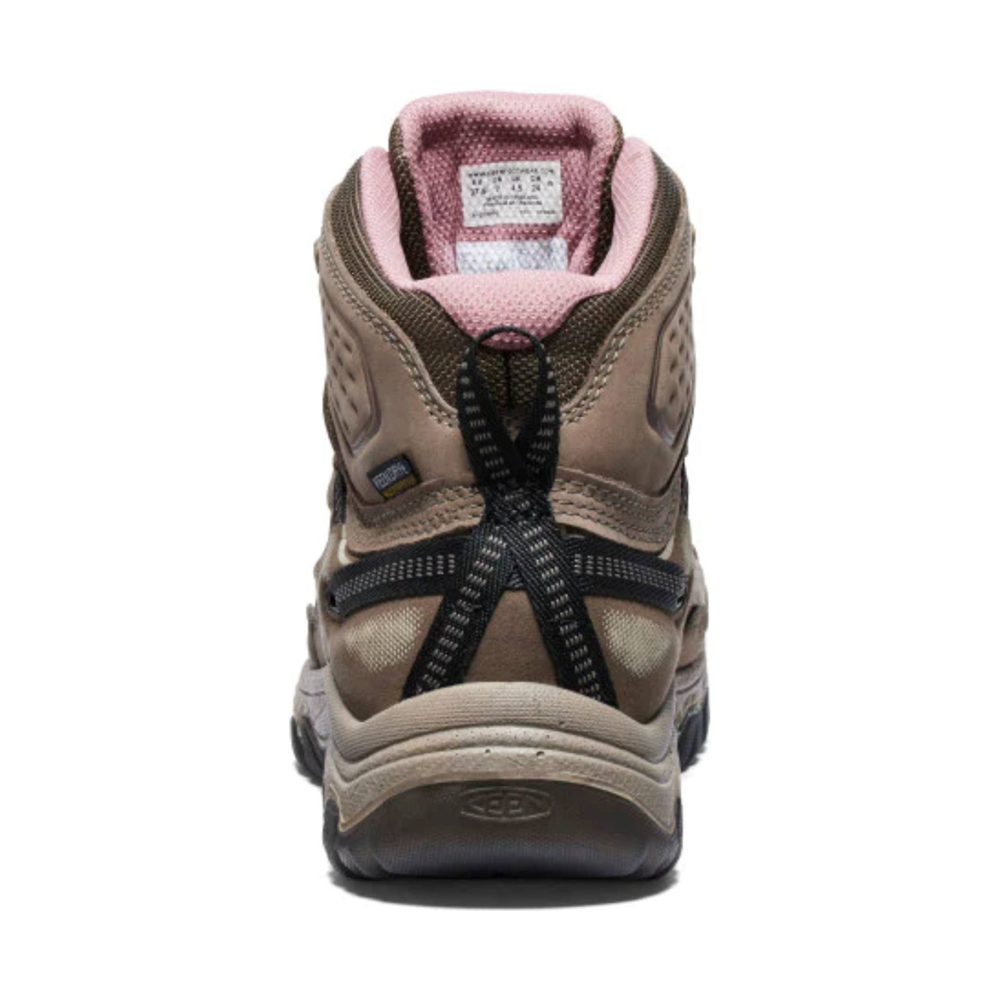 KEEN Women's Targhee IV Mid Waterproof Hiking Boot - Brindle/Nostalgia Rose by Lenny's Shoe & Apparel
