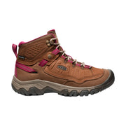 KEEN Women's Targhee IV Mid Waterproof Hiking Boot - Bison/Beaujolais by Lenny's Shoe & Apparel