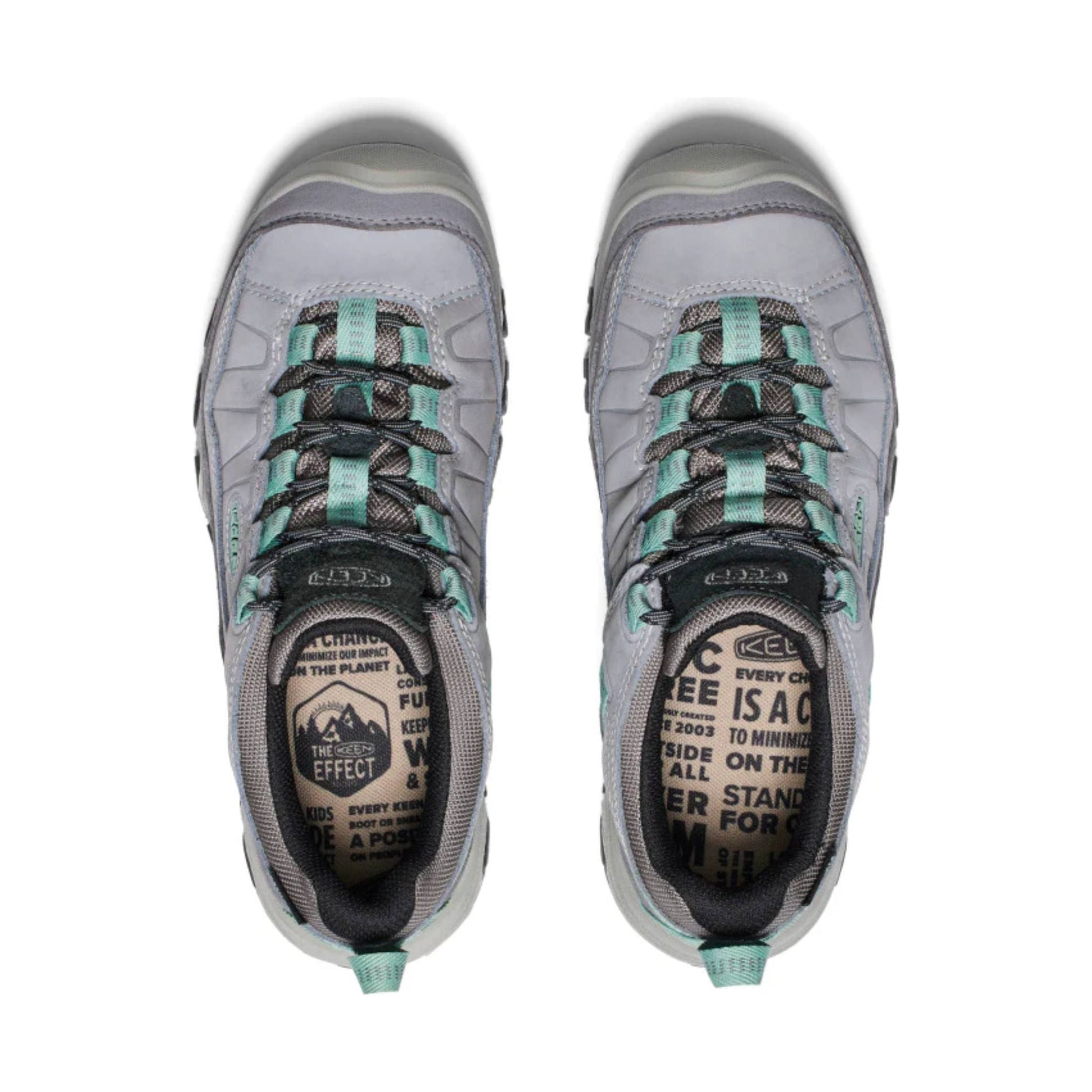 KEEN Women's Targhee IV Waterproof Hiking Shoe - Alloy/Granite Green by Lenny's Shoe & Apparel