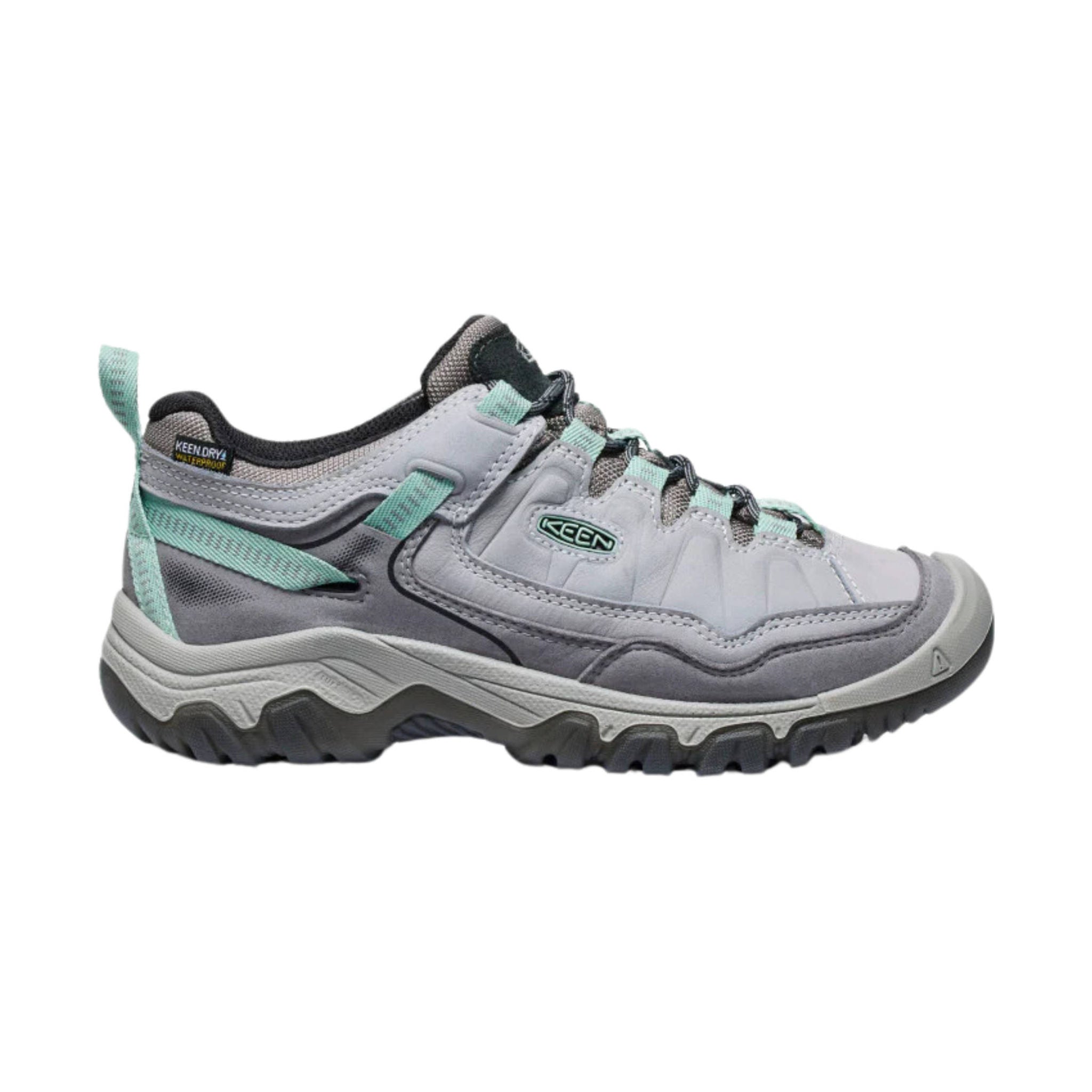 KEEN Women's Targhee IV Waterproof Hiking Shoe - Alloy/Granite Green by Lenny's Shoe & Apparel