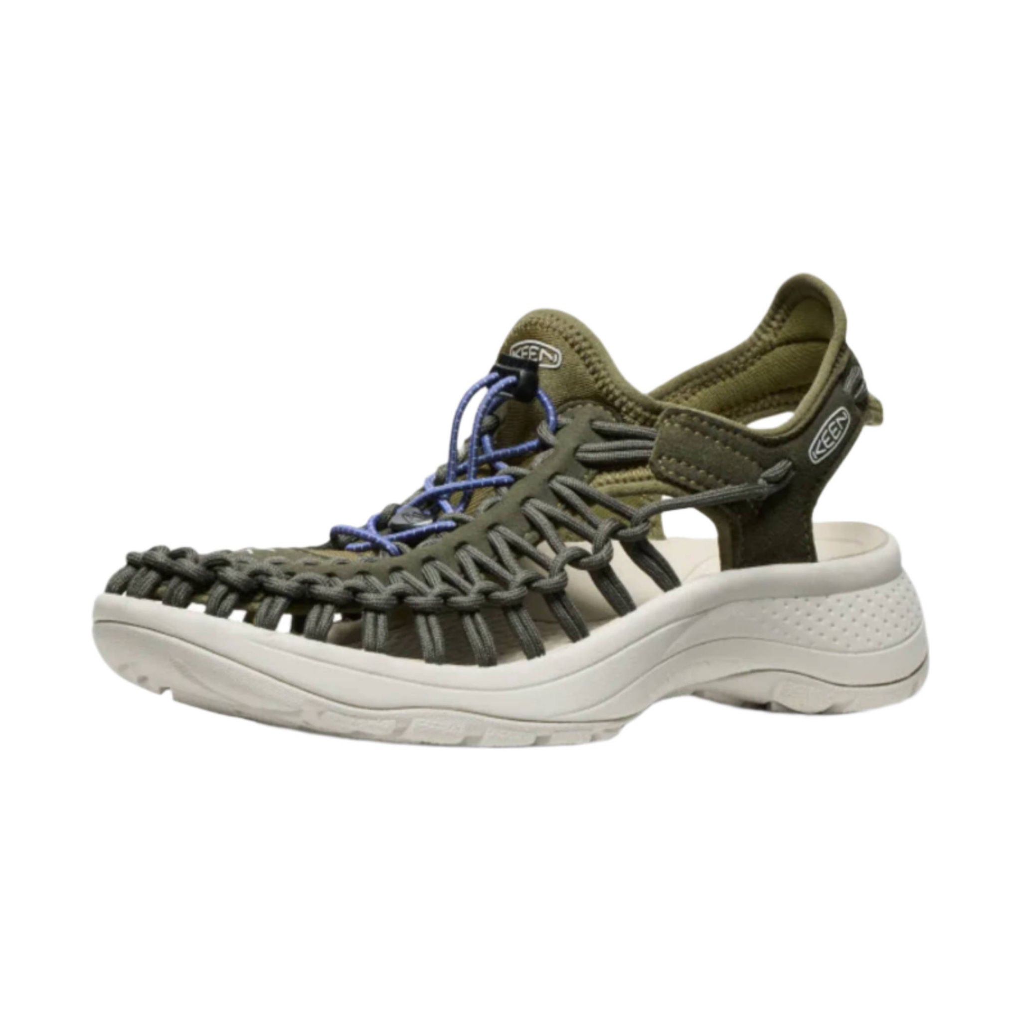 KEEN Women's Uneek Astoria Sandal - Forest Night/Skipper Blue by Lenny's Shoe & Apparel